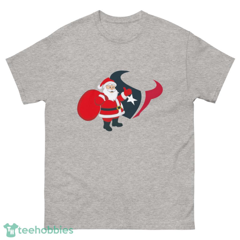 Houston Texans NFL Santa Claus Christmas Shirt - 500 Men’s Classic Tee Gildan