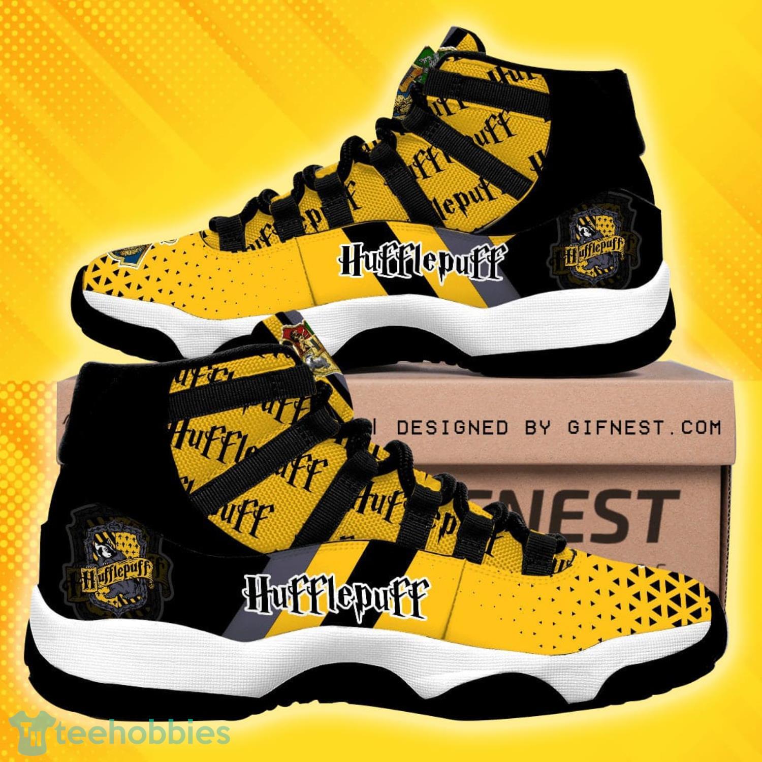 Hufflepuff Team Air Jordan 11 Shoes For Fans Product Photo 1