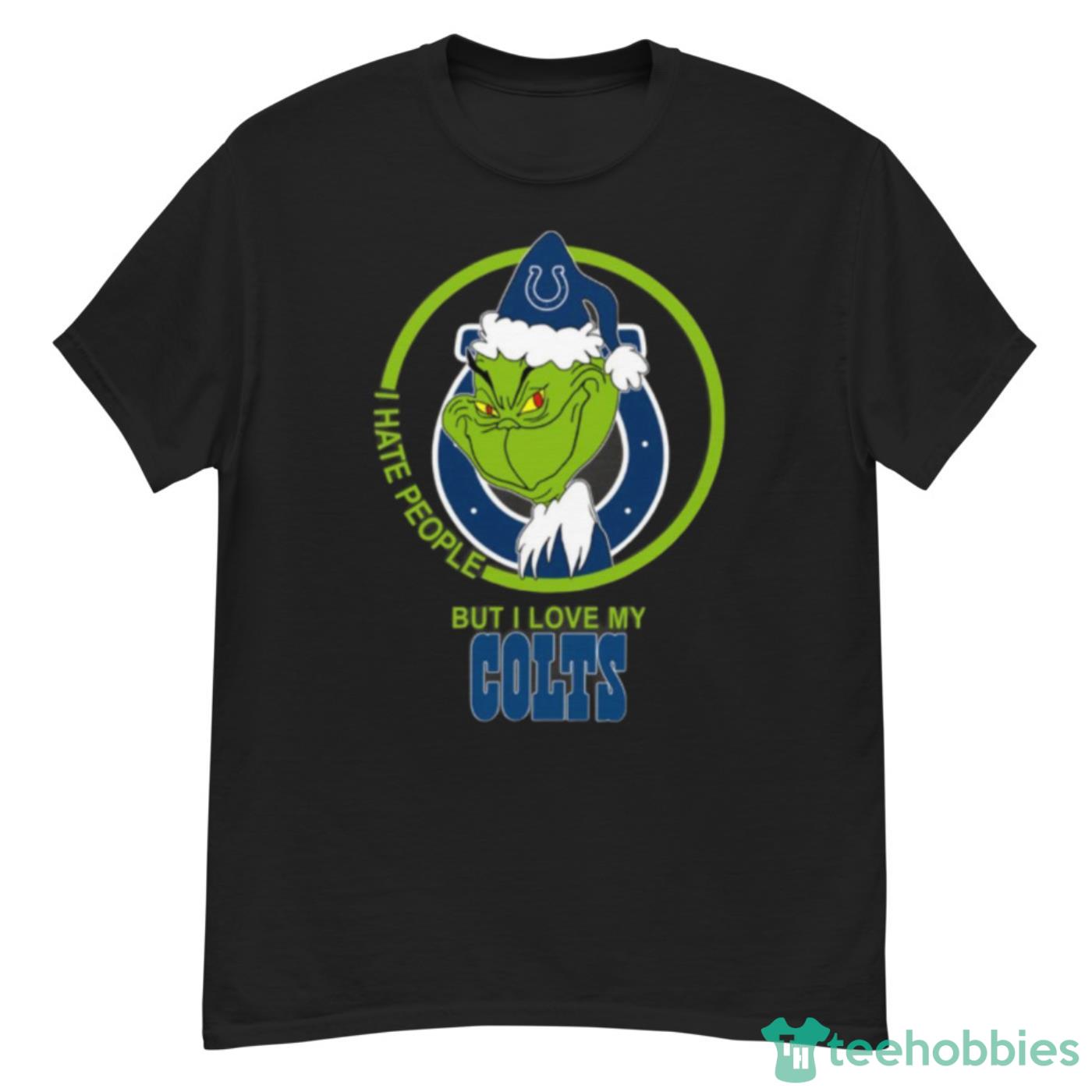 Funny Grinch Nfl Fan Team Football Indianapolis Colts Christmas