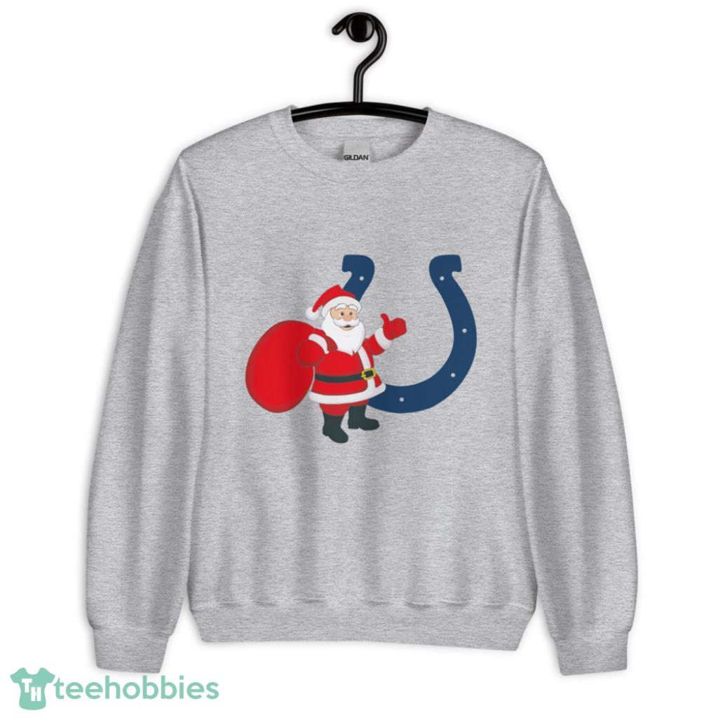 Indianapolis Colts NFL Santa Claus Christmas Shirt - Unisex Heavy Blend Crewneck Sweatshirt