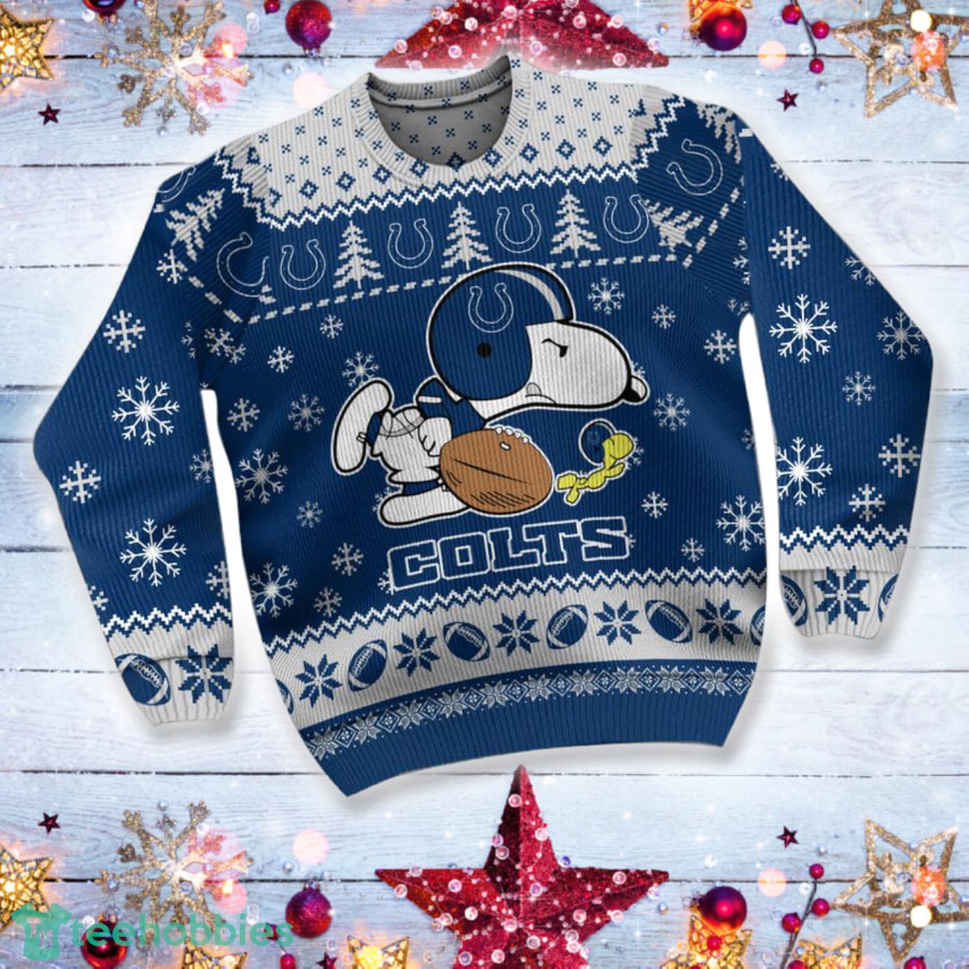 Indianapolis Colts Cool Christmas Sweatshirt Sweater 3D Gift For Fans