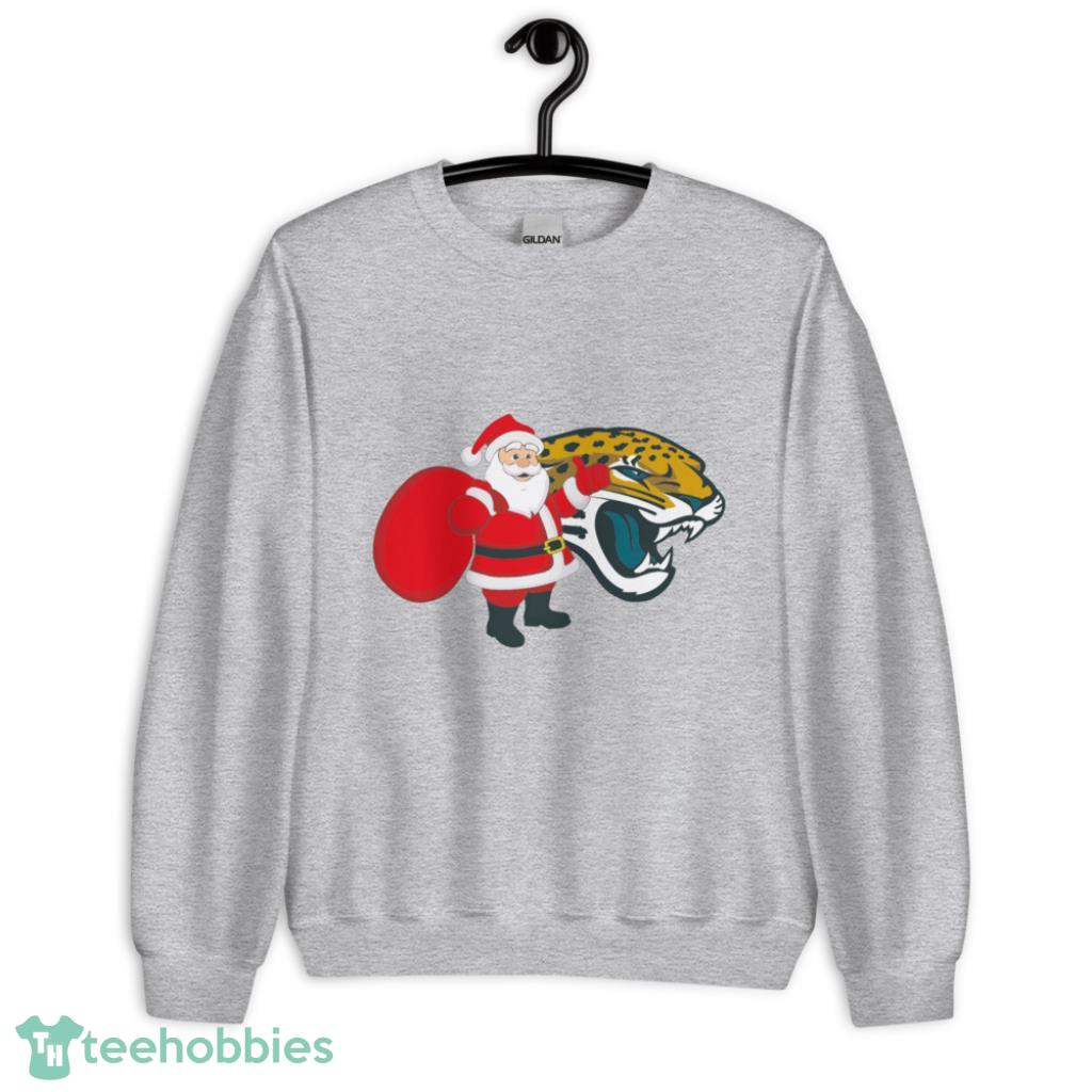 Jacksonville Jaguars NFL Santa Claus Christmas Shirt - Unisex Heavy Blend Crewneck Sweatshirt
