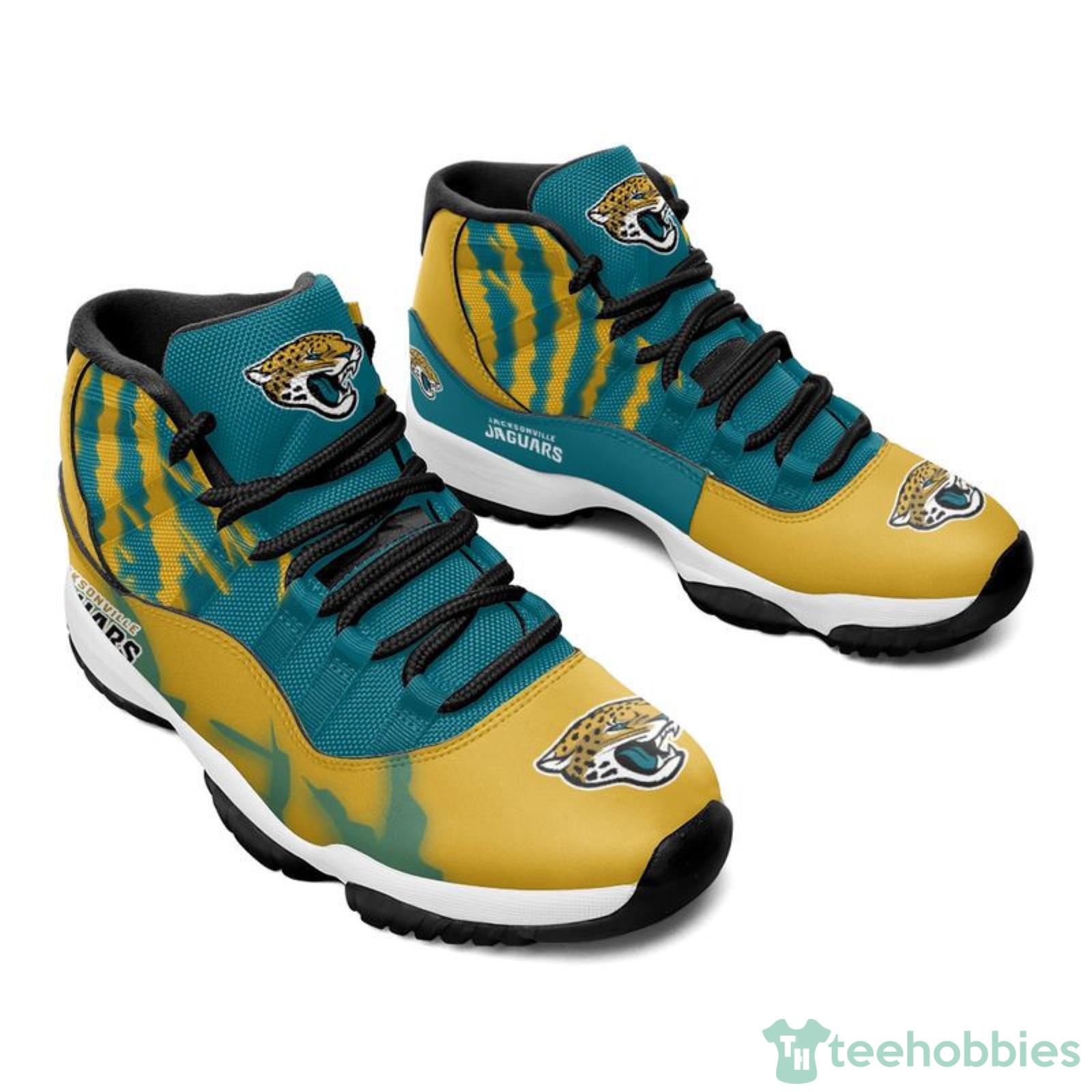 Jacksonville Jaguars Scratch Pattern Style Sneaker Air Jordan 11 Shoes