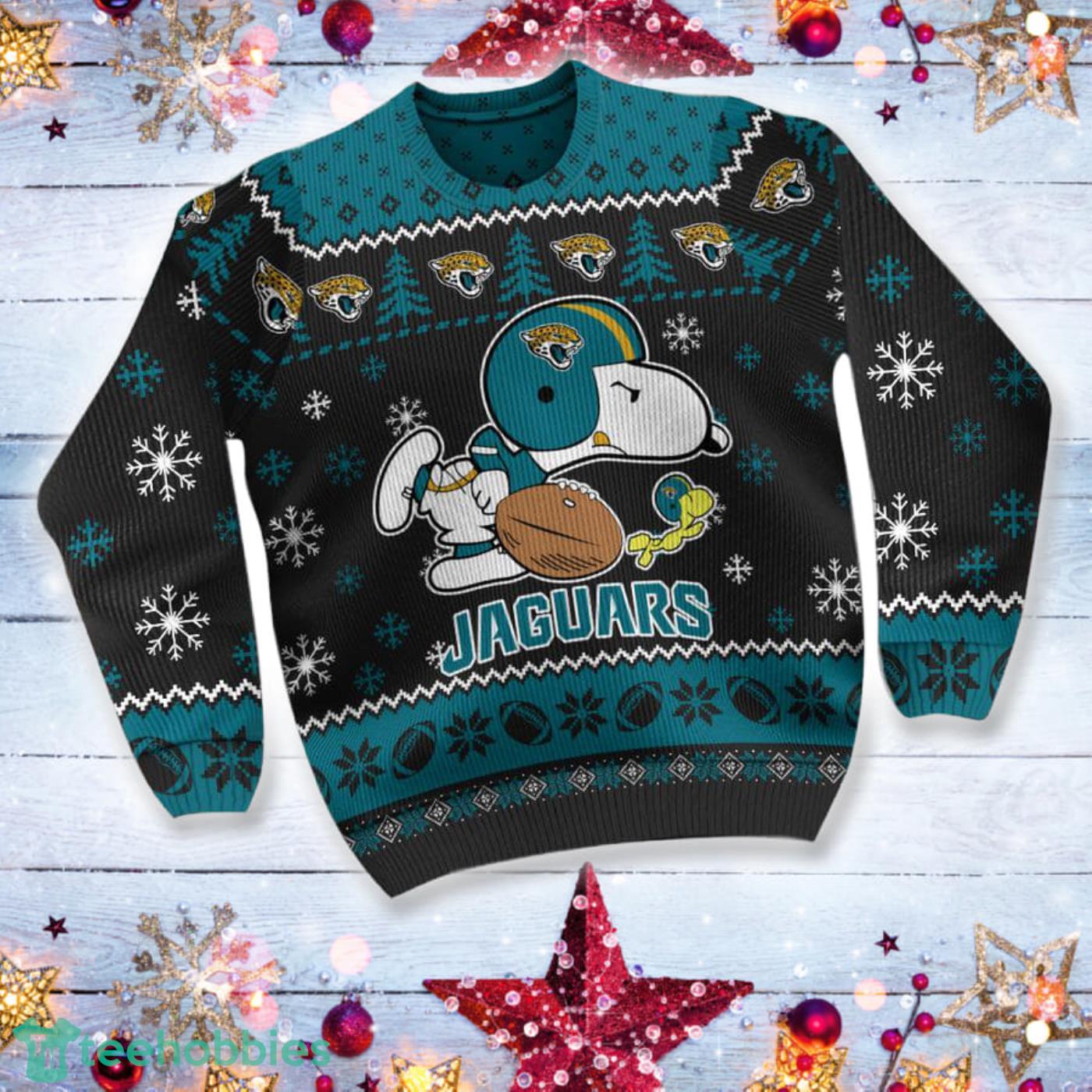 Nfl Jacksonville Jaguars Christmas Gift All Over Print Ugly Christmas  Sweater