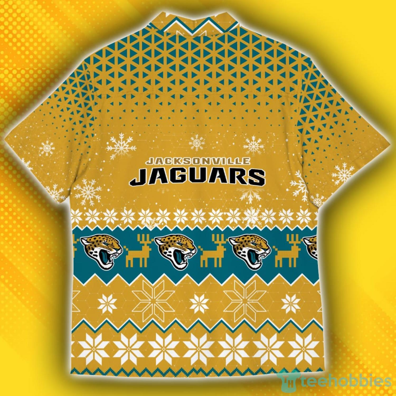 Jacksonville Jaguars NFL Big Logo Ugly Christmas Sweater Gift For