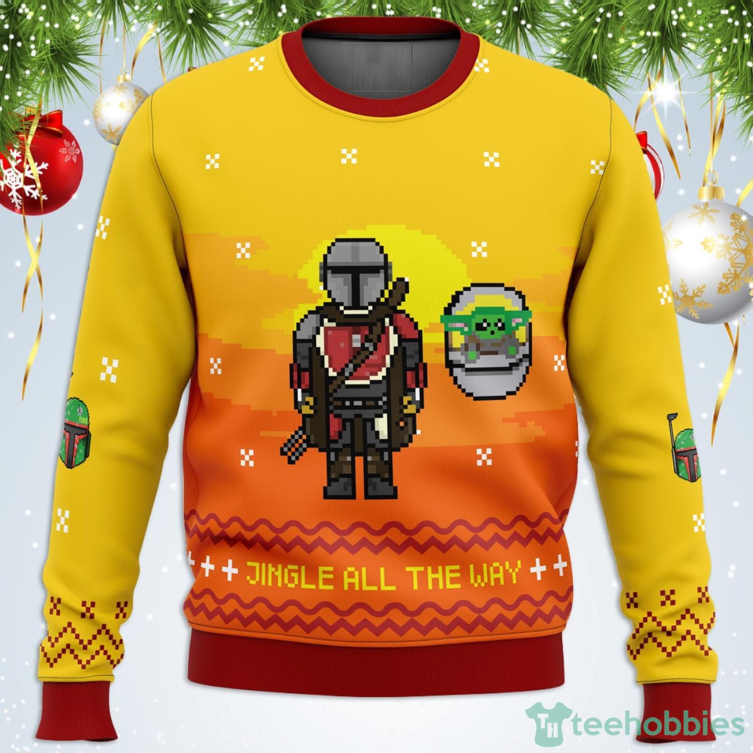 Christmas sweater online mandalorian