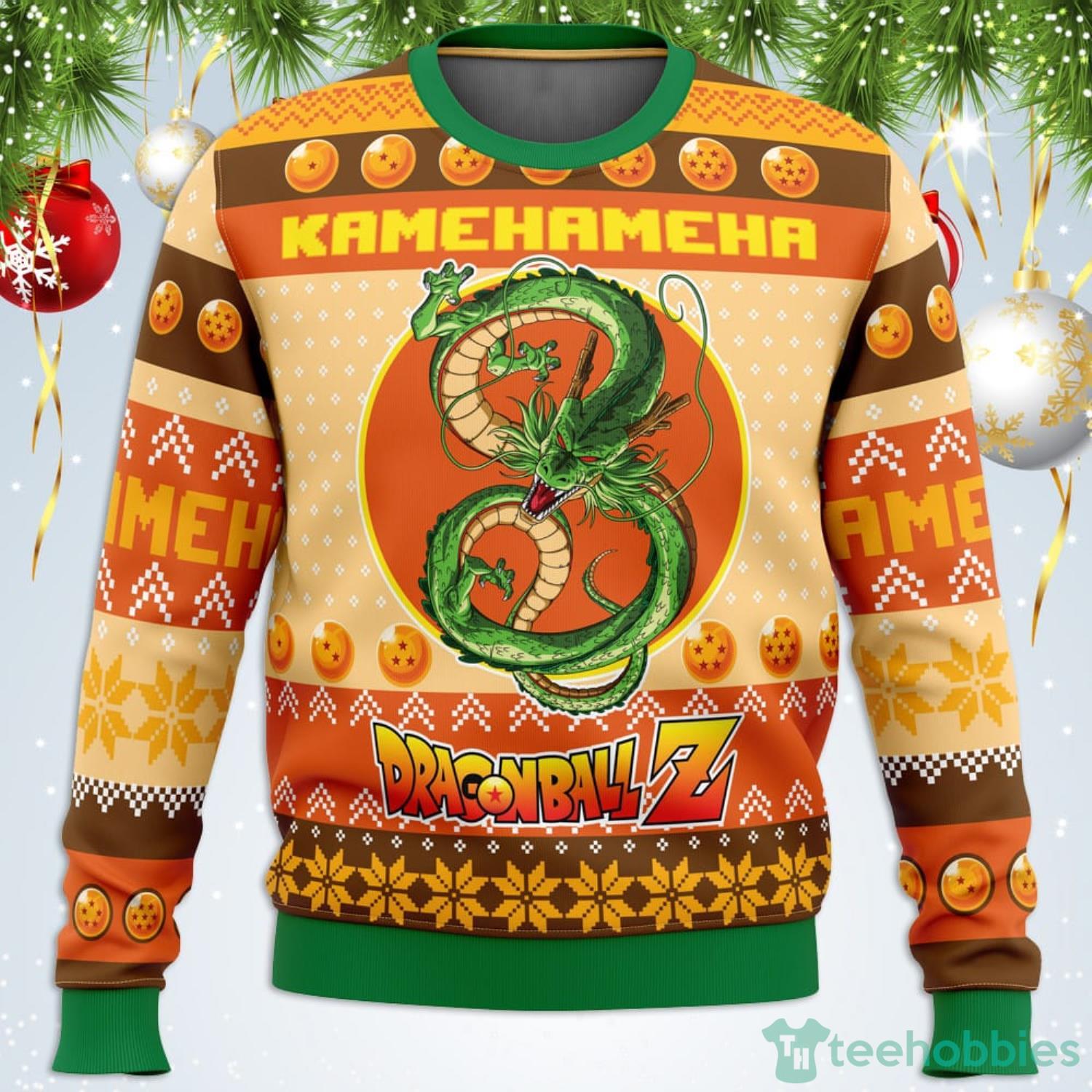 Ugly christmas sweater outlet dbz