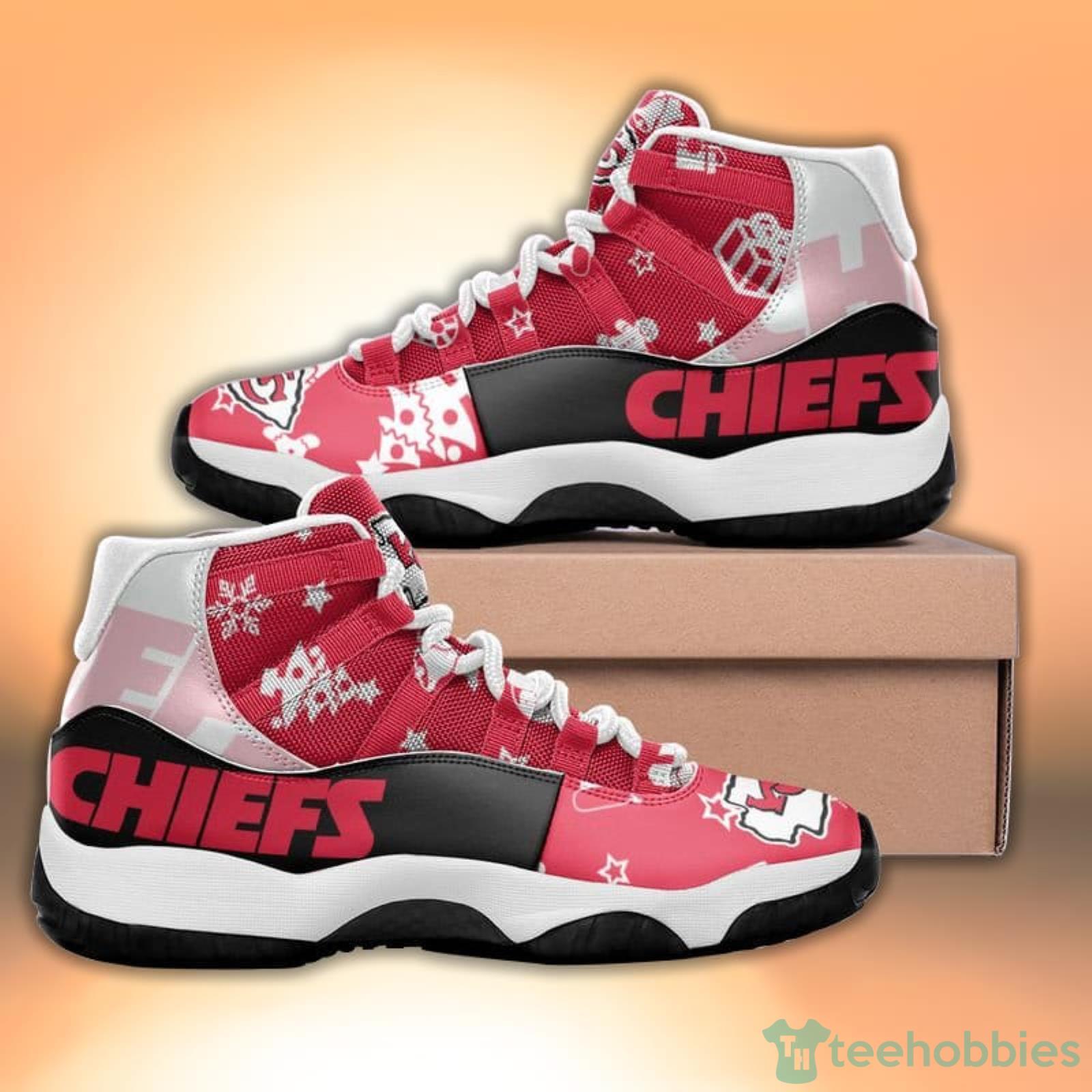 Kansas City Chiefs Christmas Style Sneaker Air Jordan 11Shoes Product Photo 1