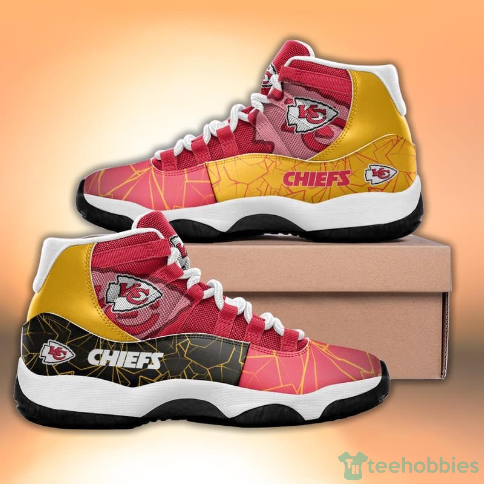 Kansas City Chiefs Diamond Pattern Style Sneaker Air Jordan 11 Shoes Product Photo 1