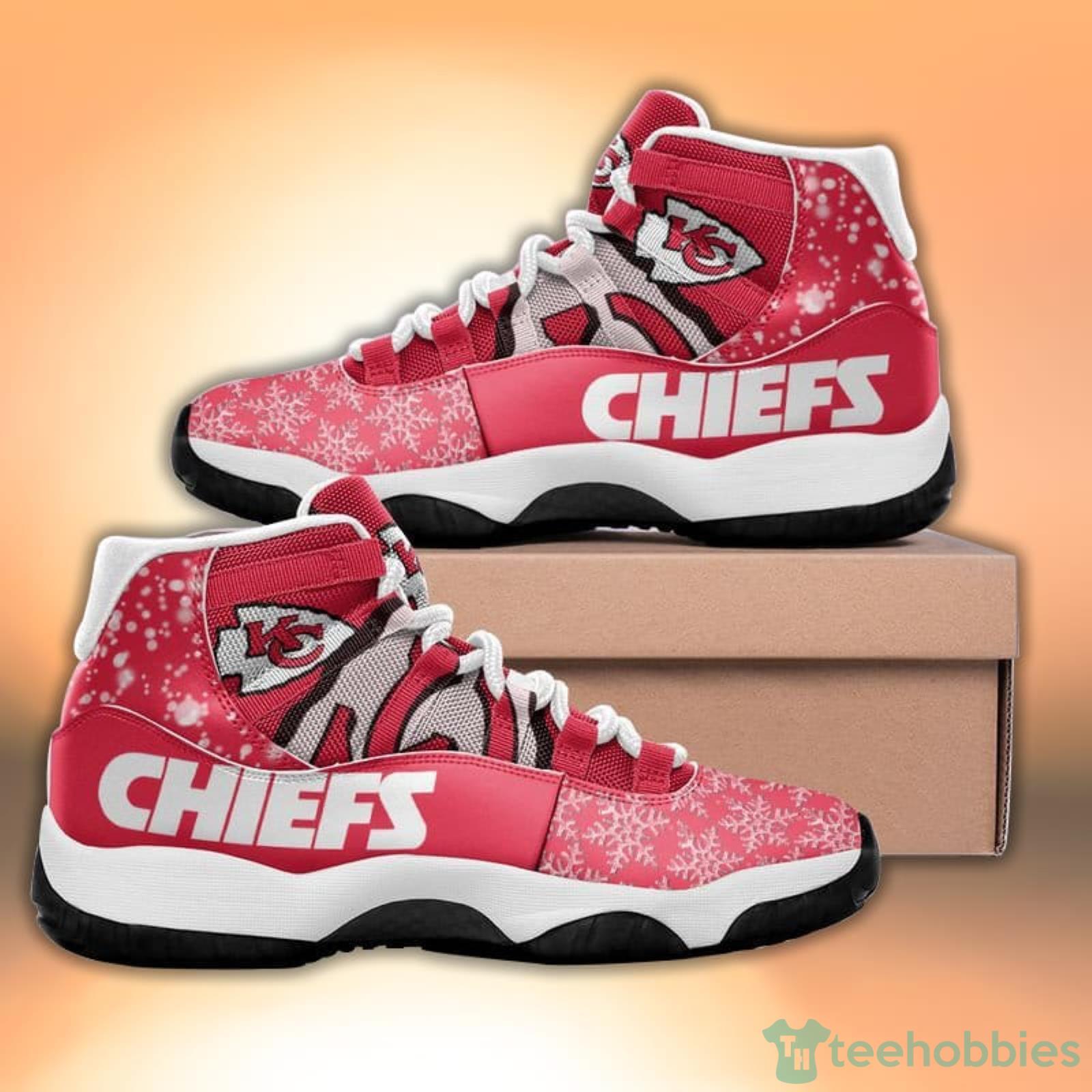 Kansas City Chiefs Fans Christmas Style Sneaker Air Jordan 11Shoes Product Photo 1