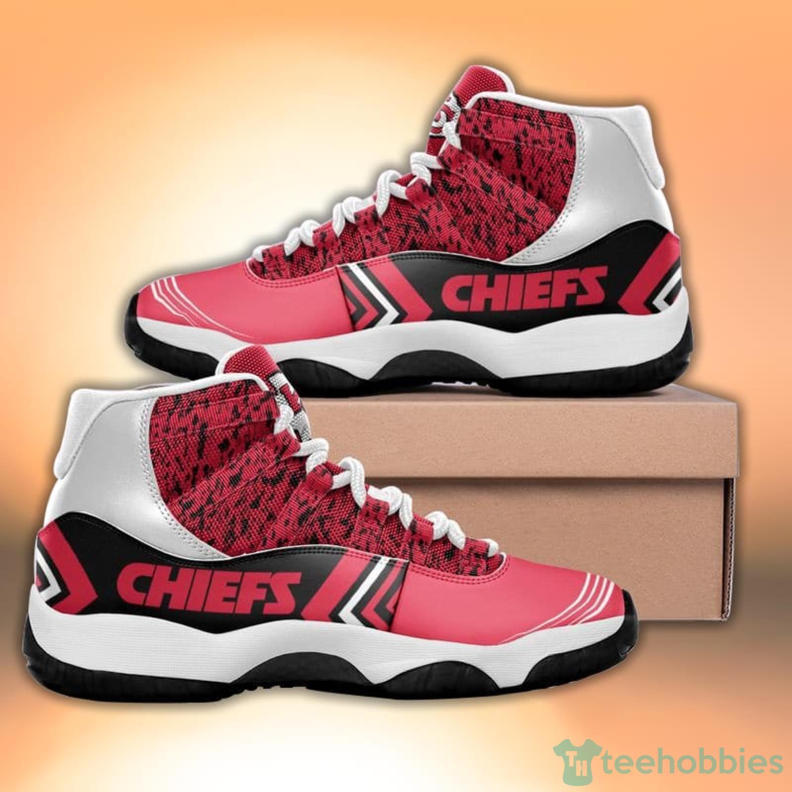 Kansas City Chiefs Fans Pattern Camo Style Sneaker Air Jordan 11 Shoes Product Photo 1