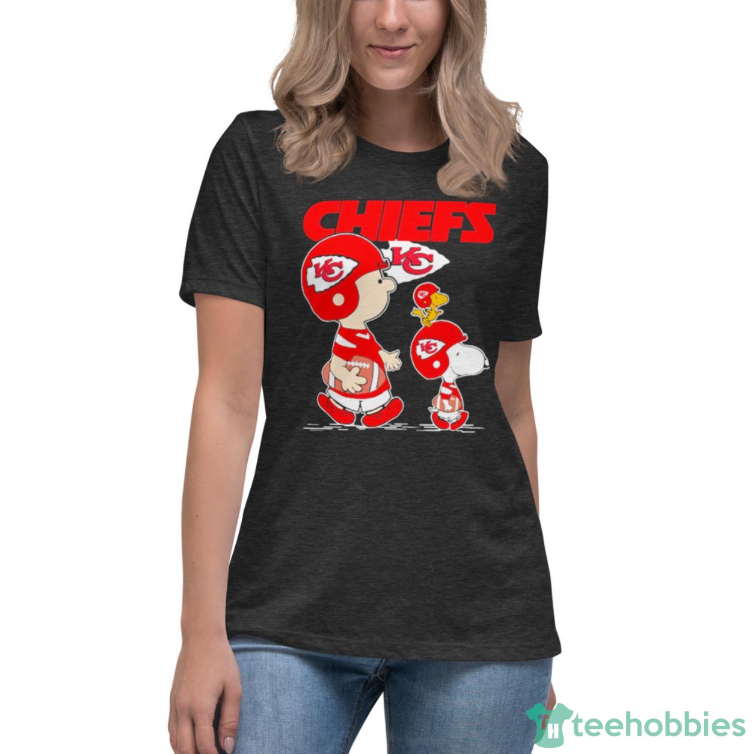 The Peanuts Cheering Go Snoopy Kansas City Chiefs Shirts