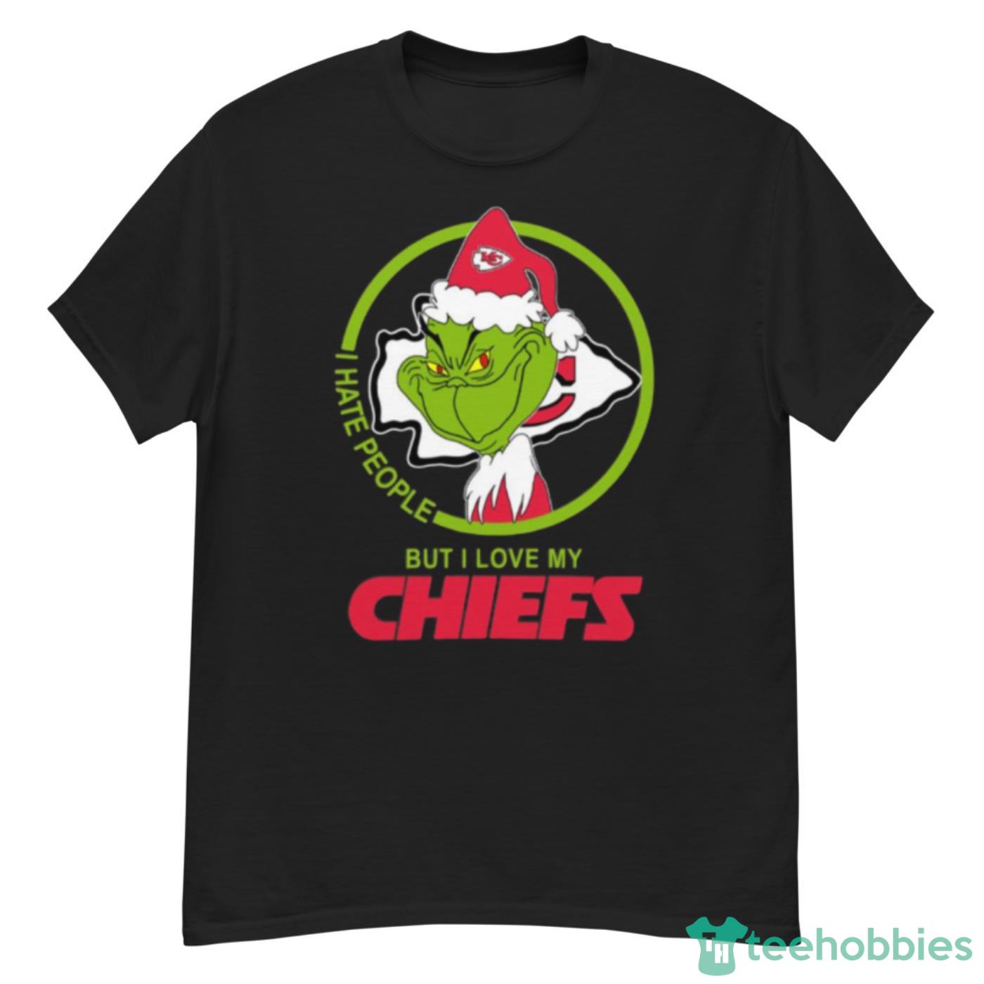 The Grinch I Hate People But I Love My Kansas City Chiefs shirt