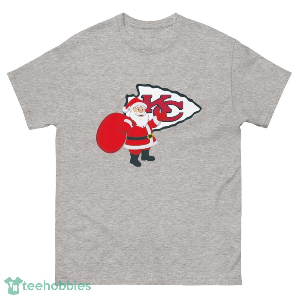 Kansas City Chiefs NFL Santa Claus Christmas Shirt - 500 Men’s Classic Tee Gildan