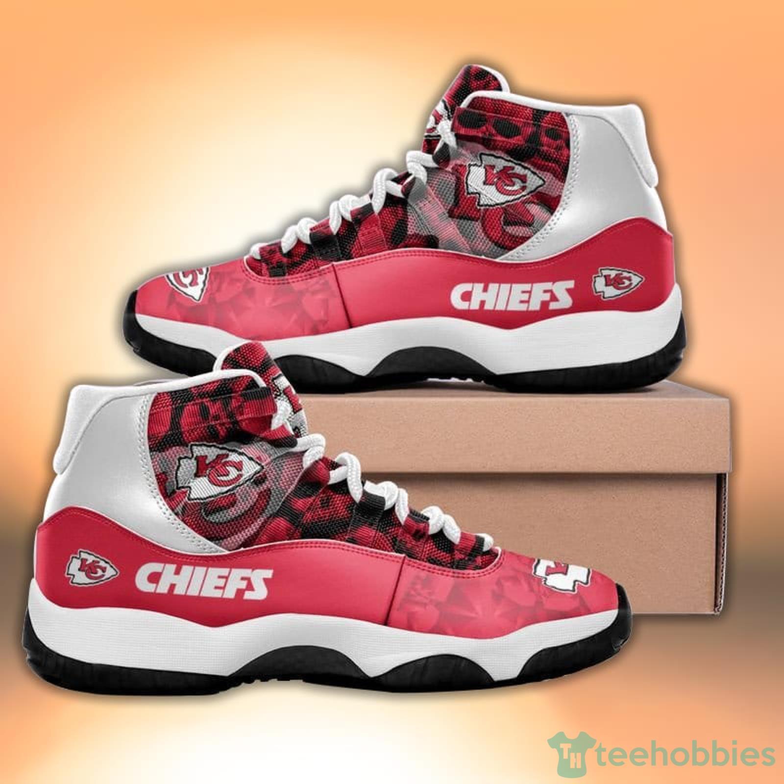 Kansas City Chiefs Skull Pattern Style Sneaker Air Jordan 11 Shoes Product Photo 1