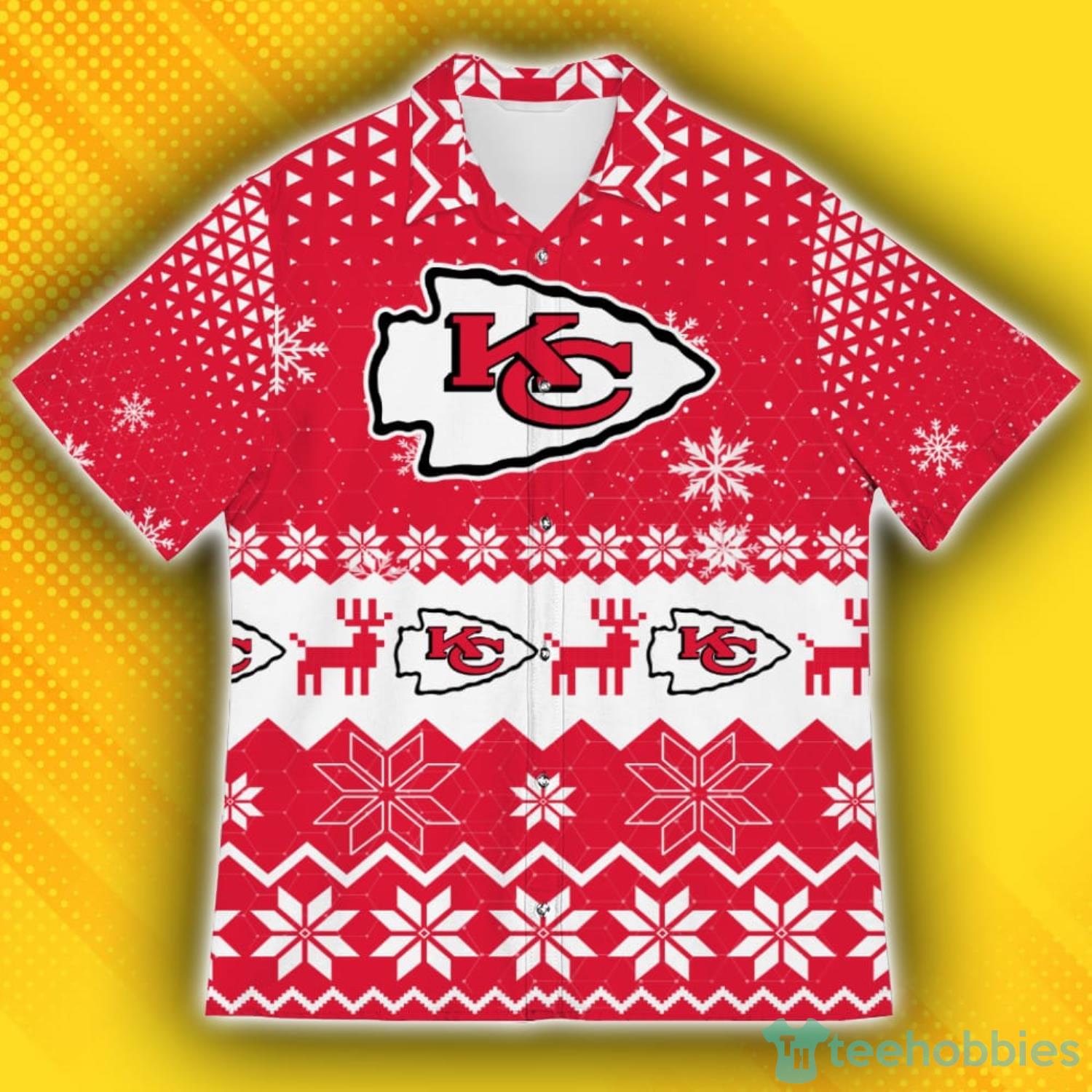 White Red Pattern Kansas City Chiefs Christmas Gift Custom Ugly