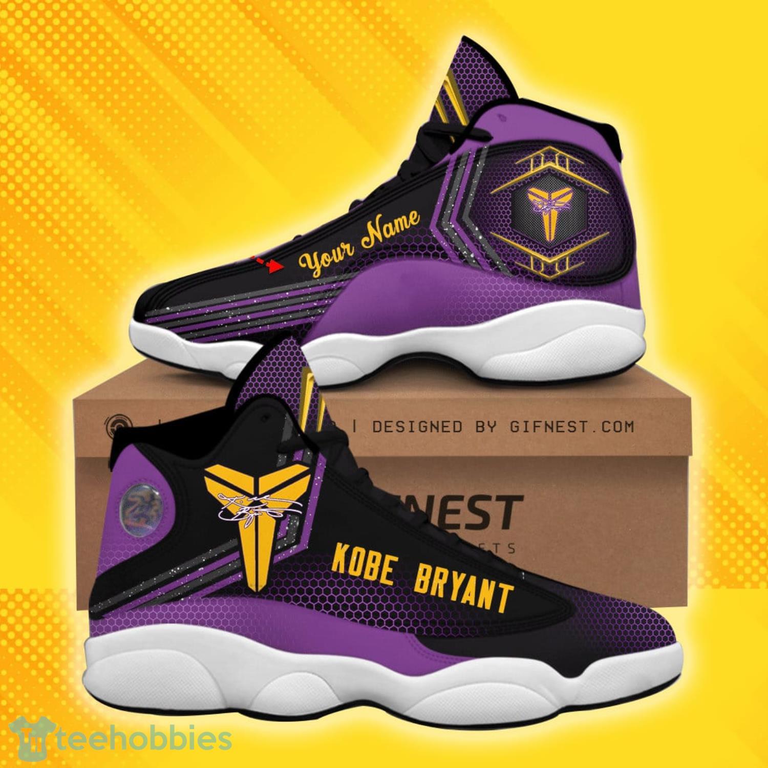 Kobe Bryant Team Sport Air Jordan 13 Shoes Custom Name Sneakers Product Photo 1