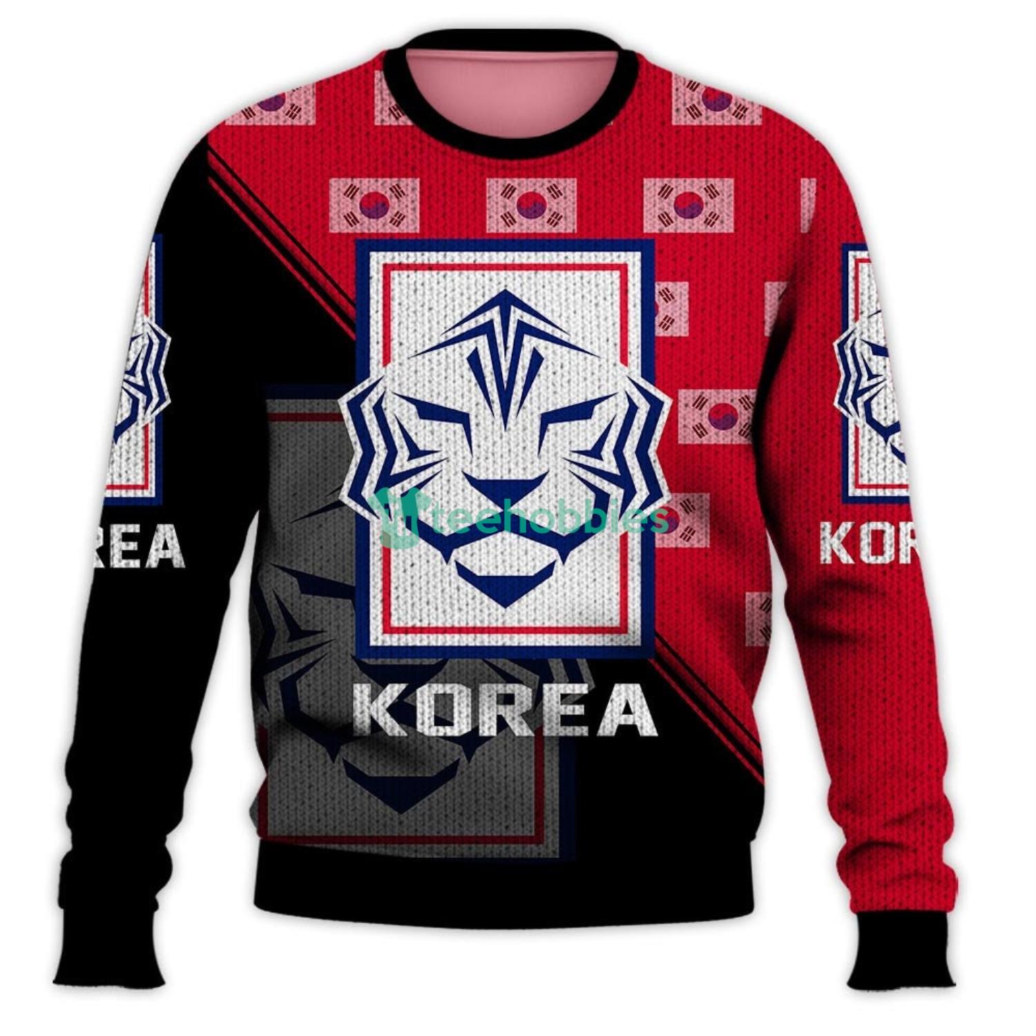 Korea Republic National Soccer Team Qatar World Cup 2022 Champions Soccer Team 3D All Over Printed Shirt Product Photo 2