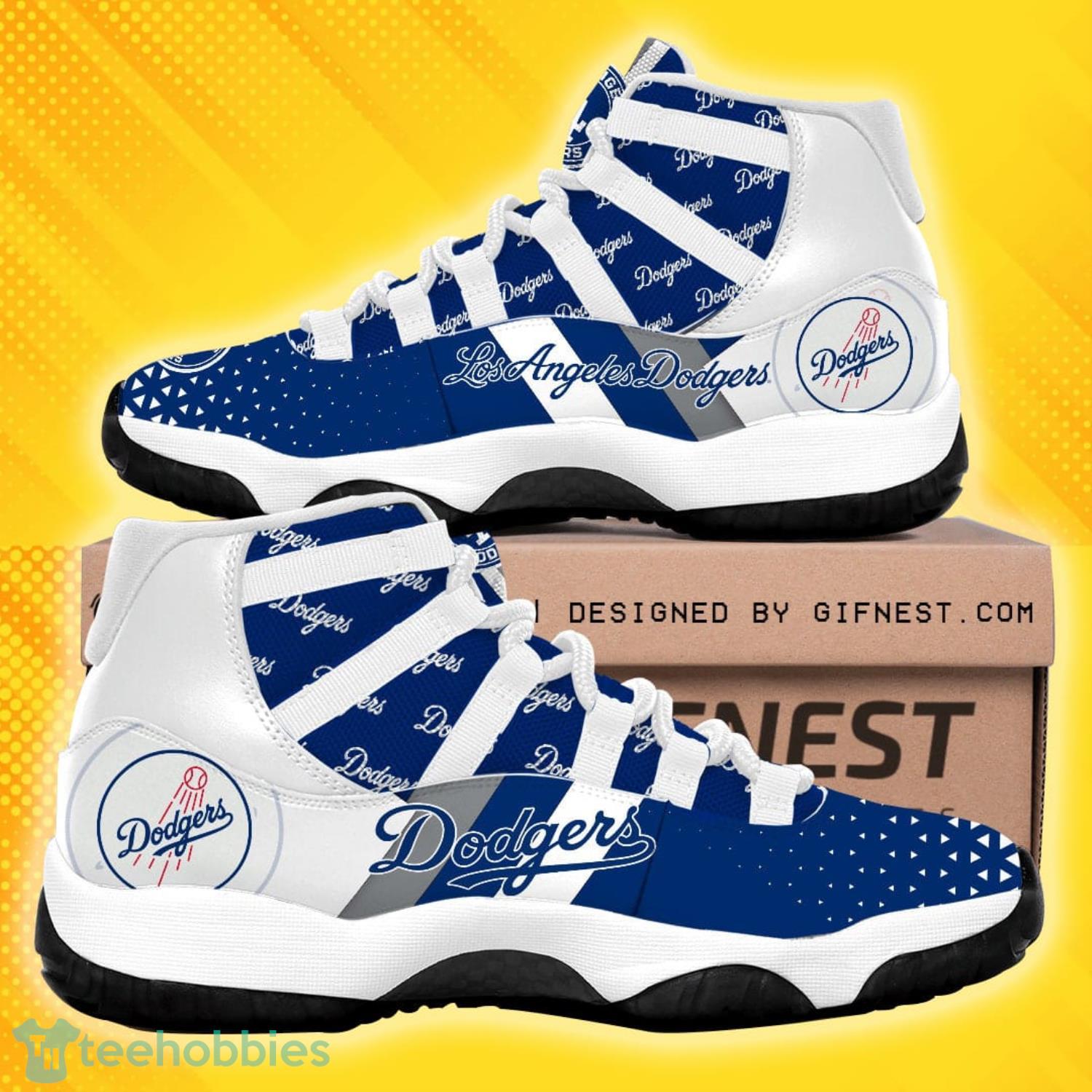 LA Dodgers Baseball Team Air Jordan 11 Shoes For Fans Product Photo 1