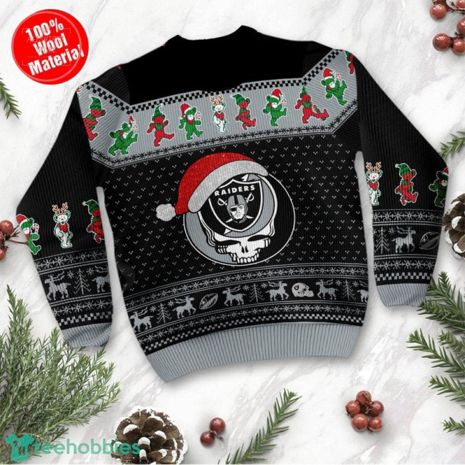 Good Las Vegas Raiders Grateful Dead Ugly Christmas Shirt, hoodie