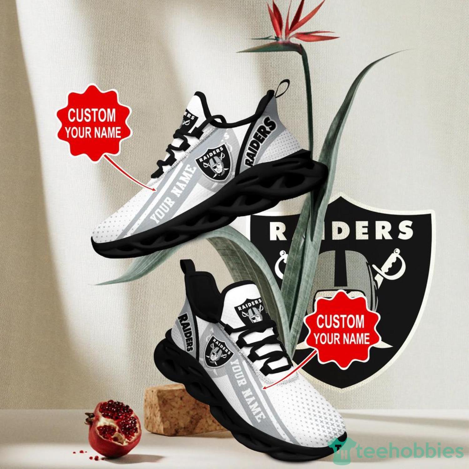 Las Vegas Raiders NFL Clunky Max Soul Shoes Custom Name Gift For