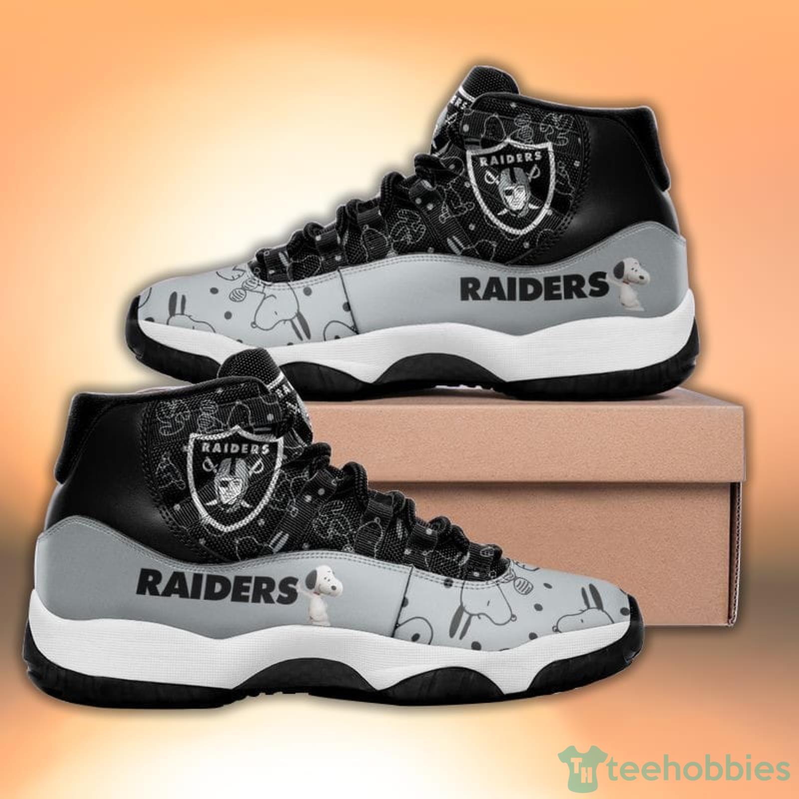 Las Vegas Raiders Snoopy Pattern Style Sneaker Air Jordan 11 Shoes