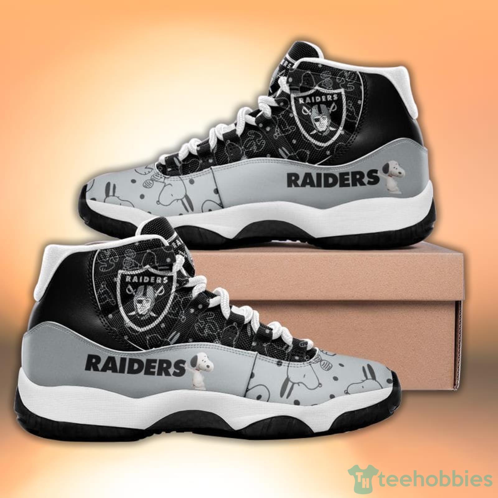 Las Vegas Raiders Big Logo NFL Personalized Name Air Jordan 11 Sneaker Best  Gift For Fans
