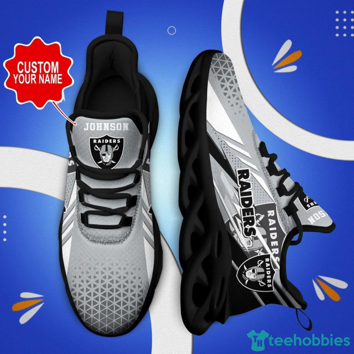 Las Vegas Raiders NFL Clunky Max Soul Shoes Custom Name Gift For