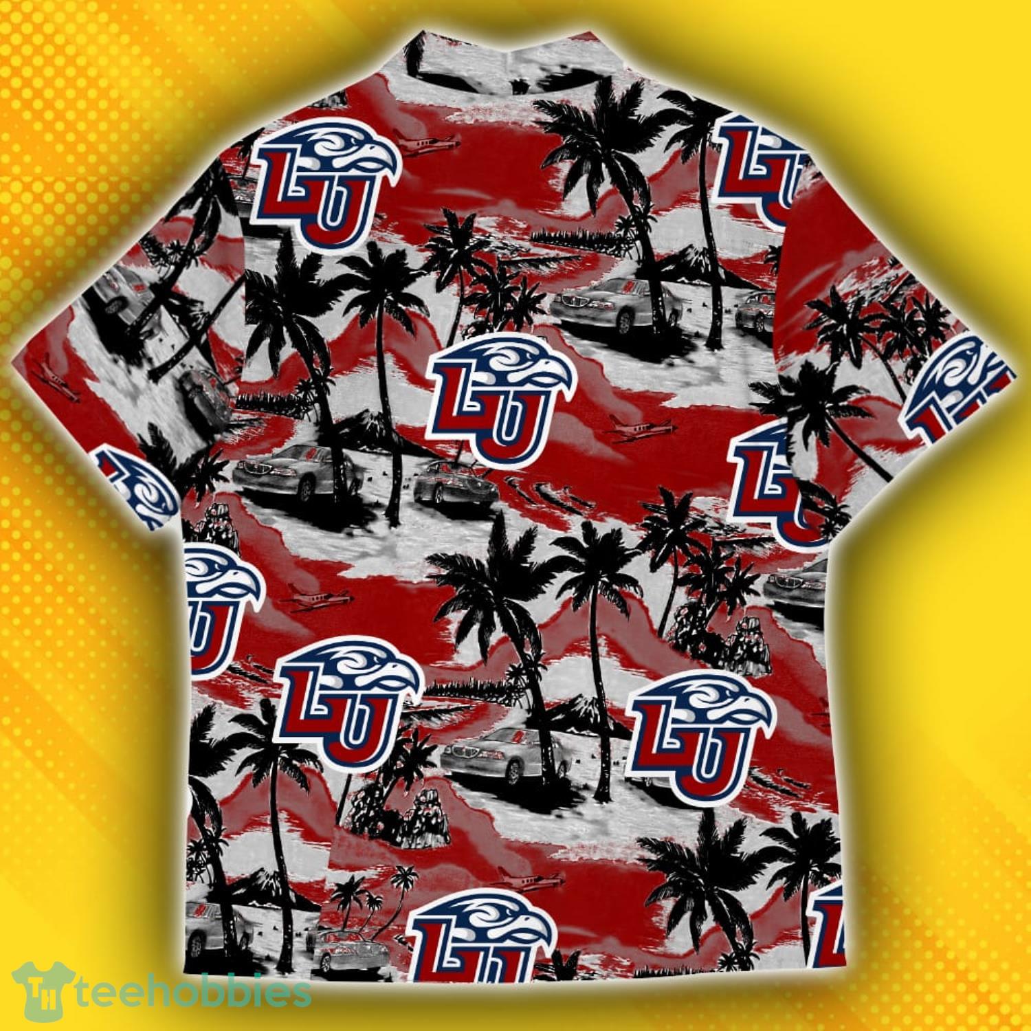 Liberty Flames Sports American Tropical Patterns Hawaiian Shirt Product Photo 3
