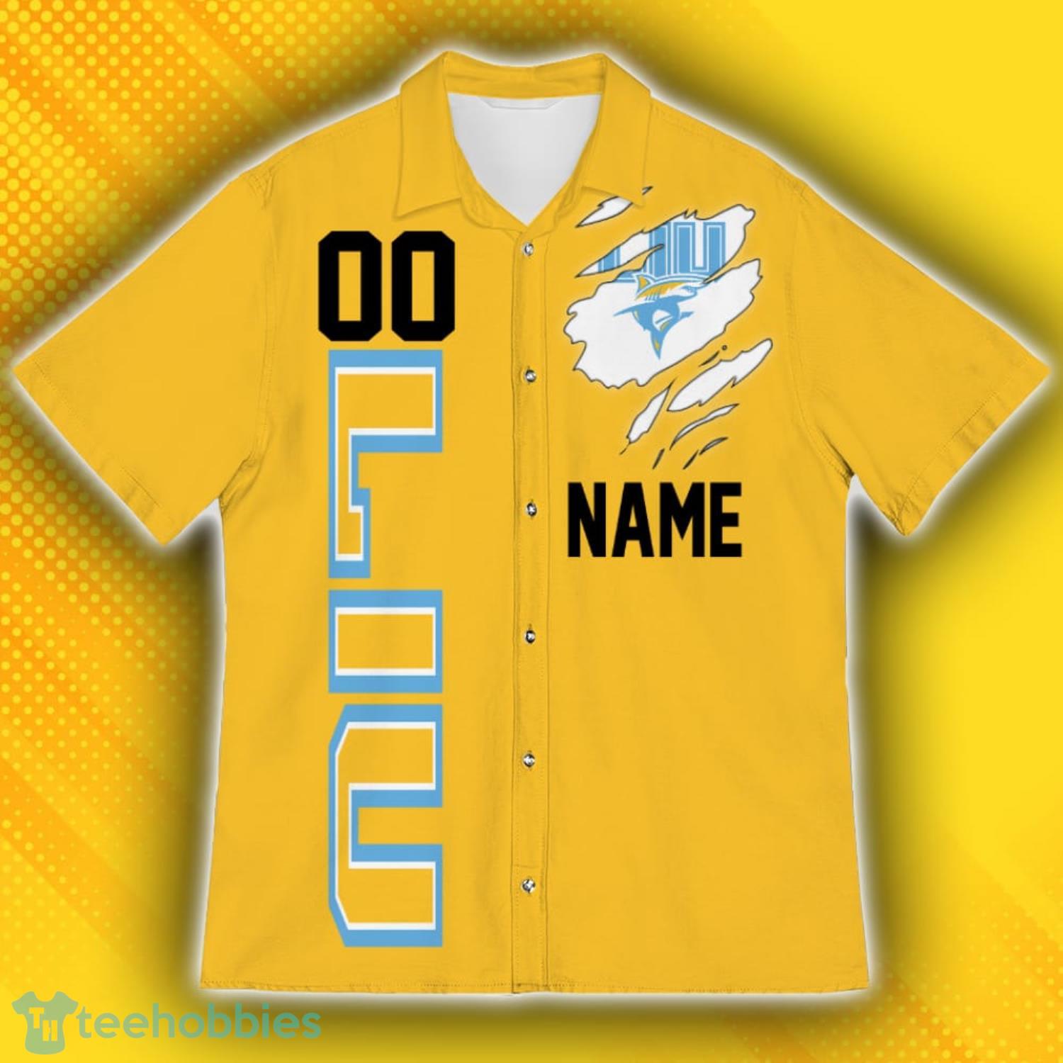 LIU Brooklyn Blackbirds Sports American Hawaiian Football Hawaiian Shirt Custom Name For Fans Product Photo 2