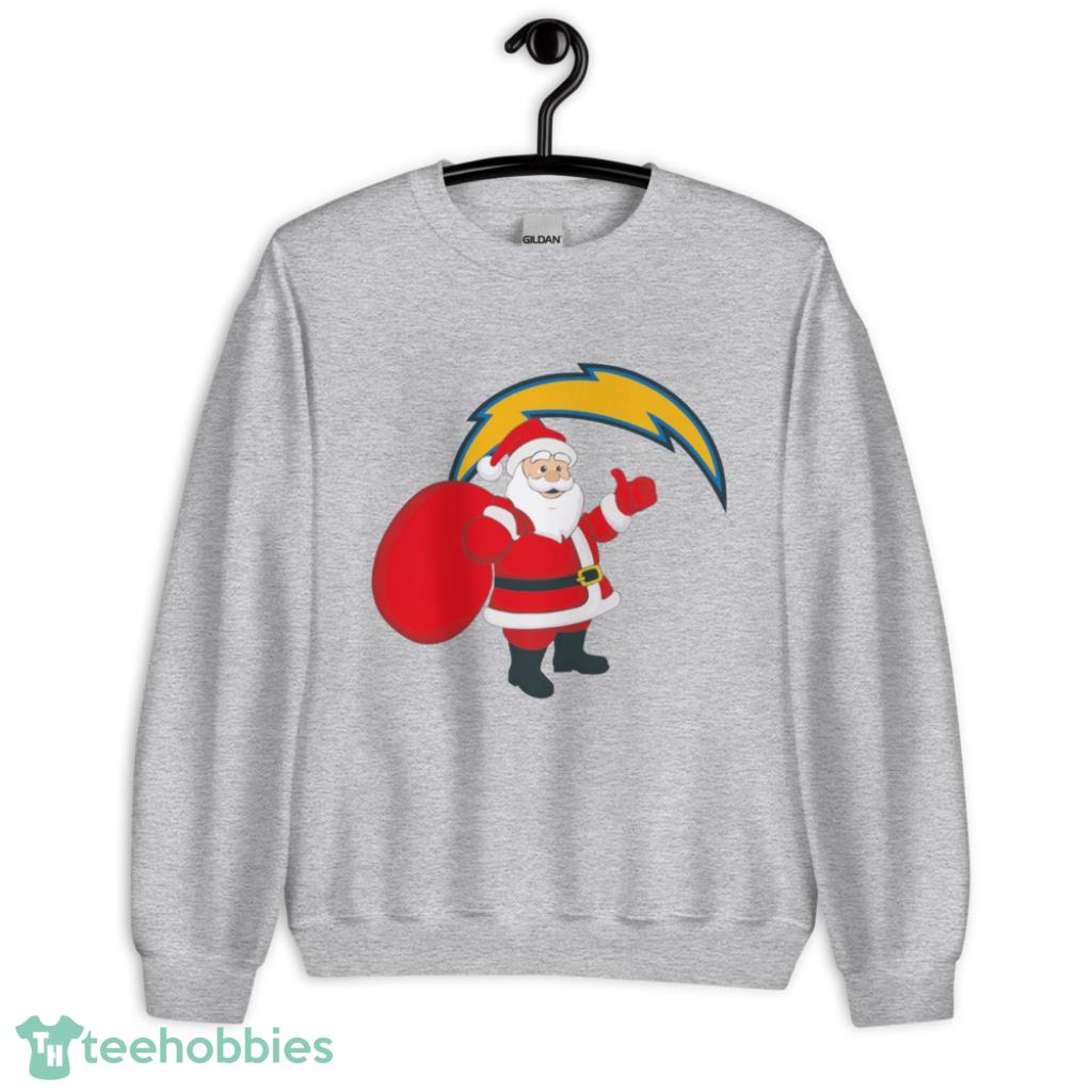 Los Angeles Chargers NFL Santa Claus Christmas Shirt - Unisex Heavy Blend Crewneck Sweatshirt