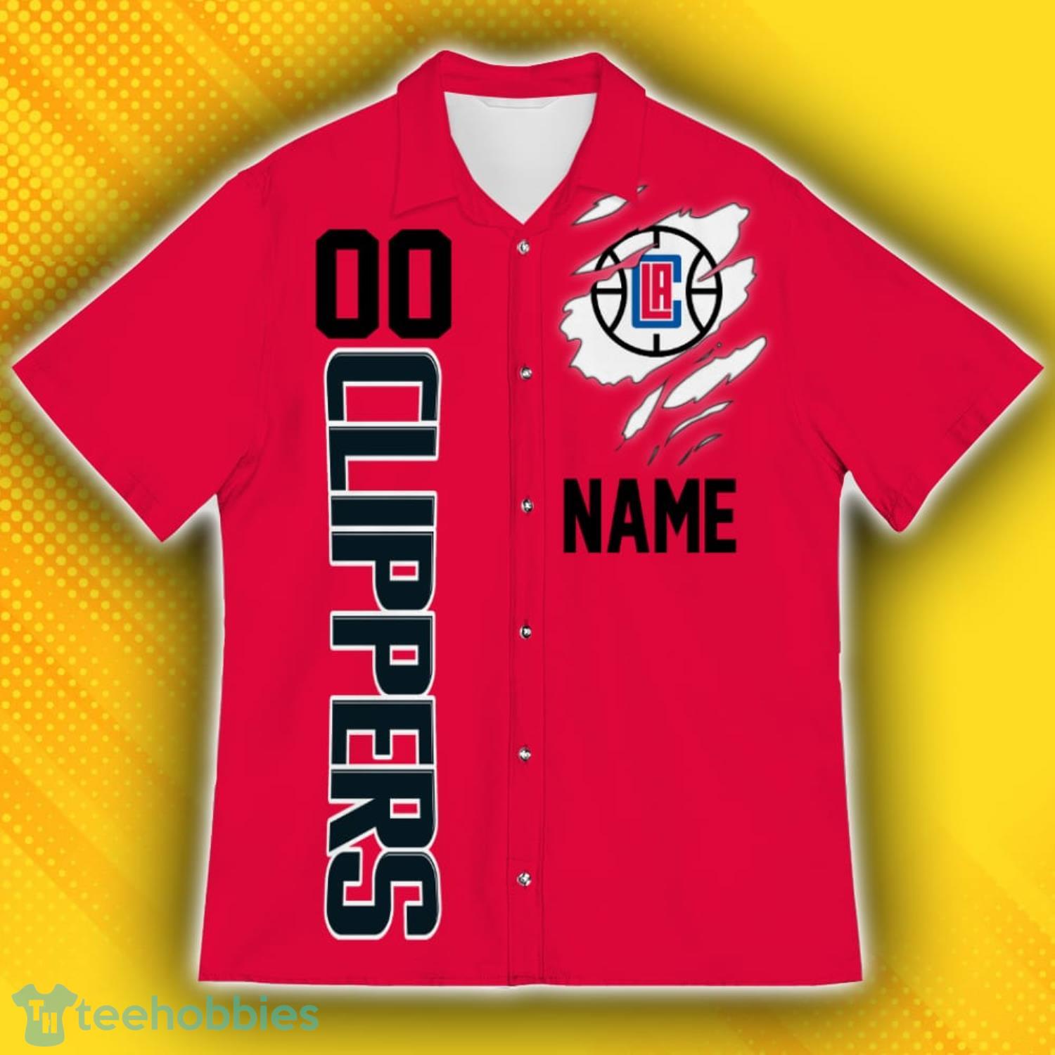 Los Angeles Clippers Sports American Hawaiian Football Hawaiian Shirt Custom Name For Fans Product Photo 2