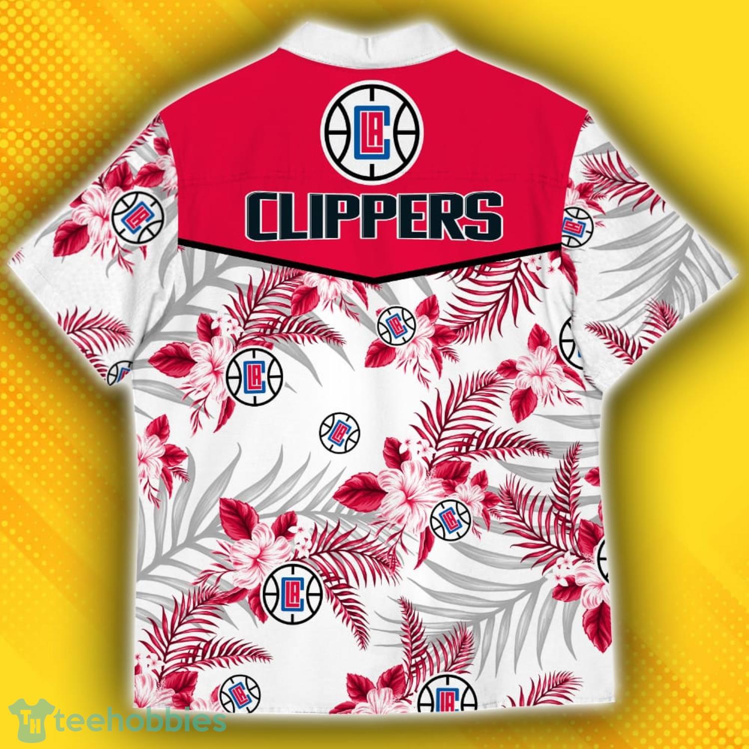 Los Angeles Clippers Sports American Hawaiian Tropical Patterns Hawaiian Shirt Product Photo 3