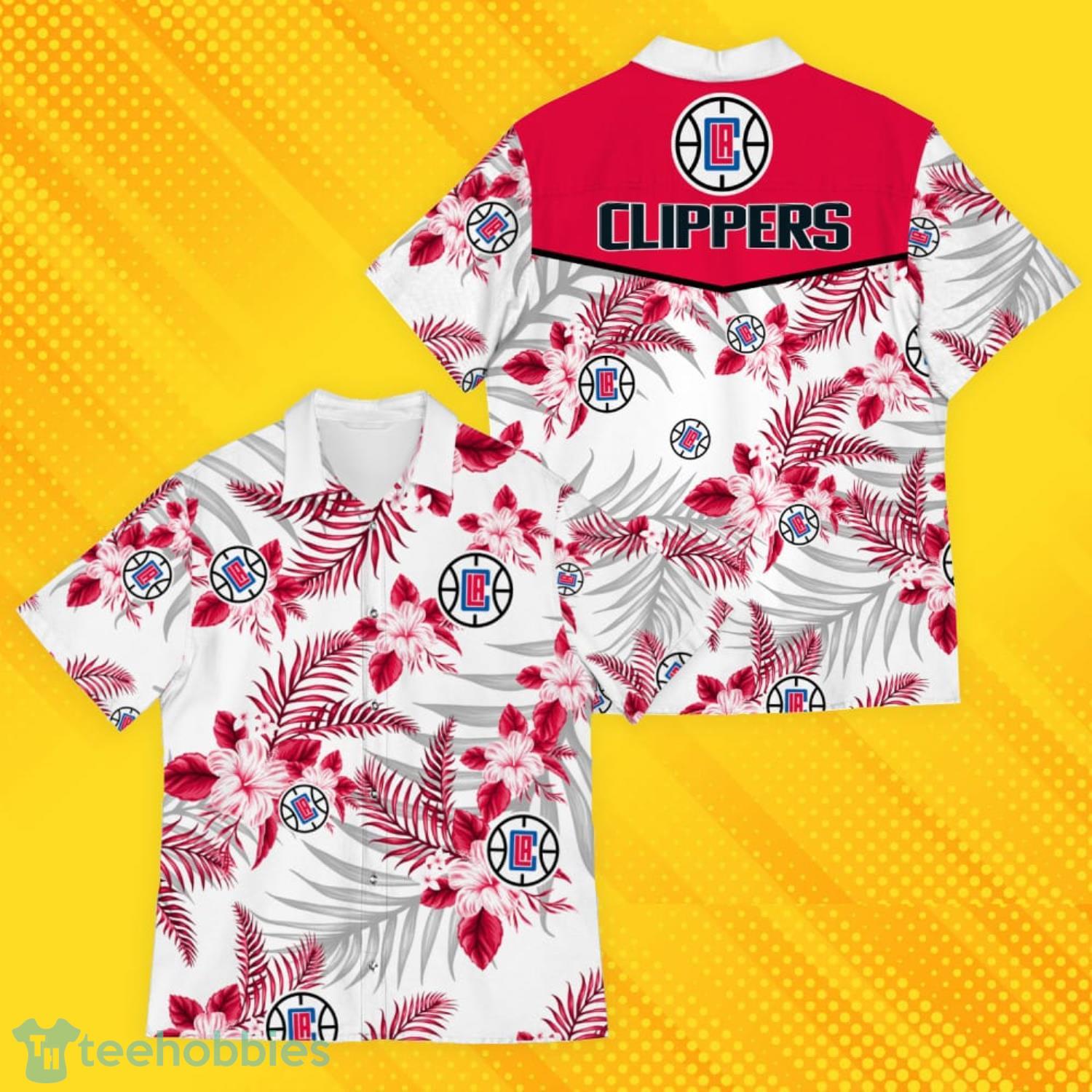 Los Angeles Clippers Sports American Hawaiian Tropical Patterns Hawaiian Shirt Product Photo 4