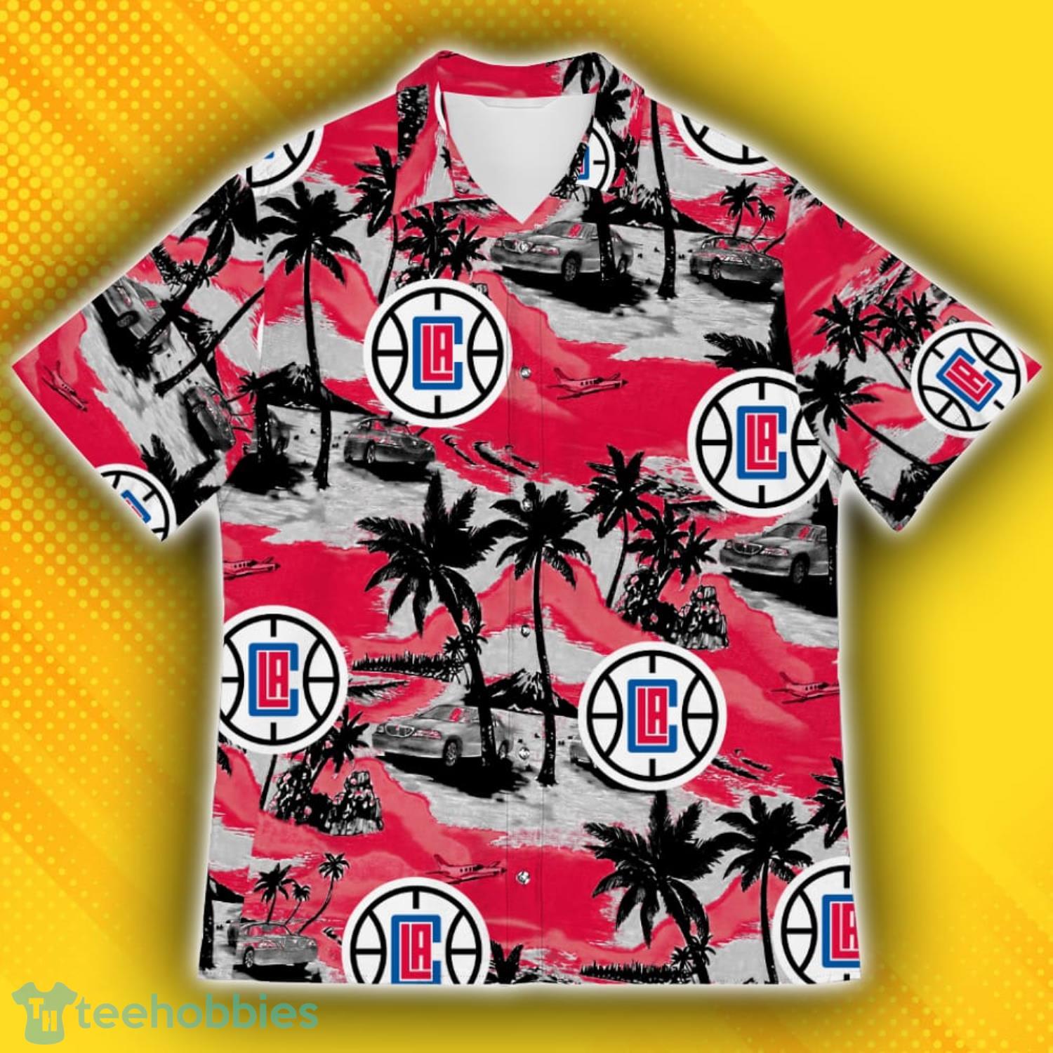 Los Angeles Clippers Sports American Tropical Patterns Hawaiian Shirt Product Photo 2