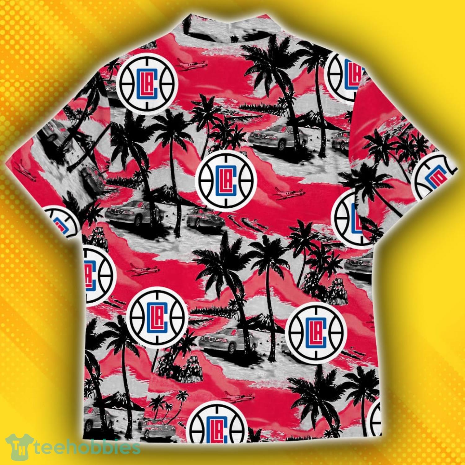 Los Angeles Clippers Sports American Tropical Patterns Hawaiian Shirt Product Photo 3