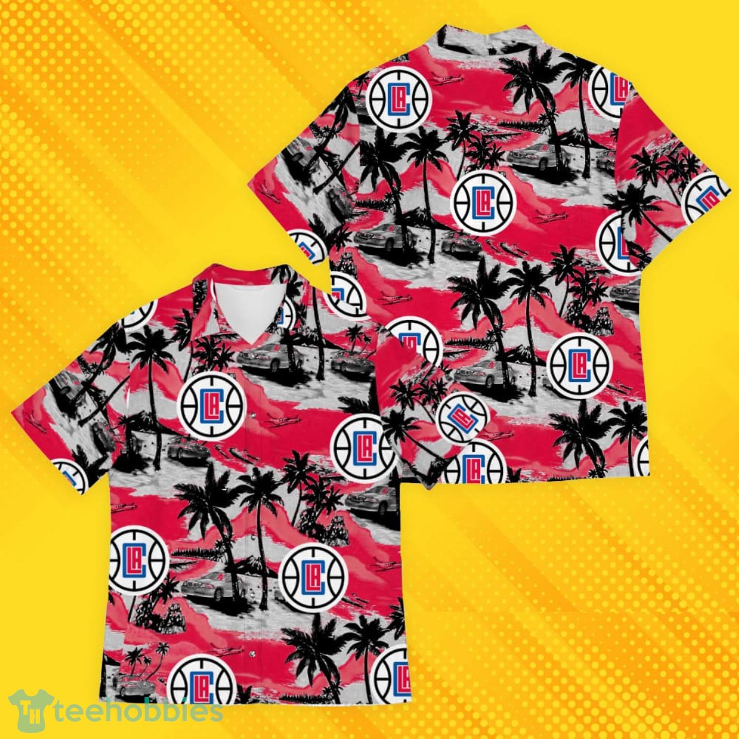 Los Angeles Clippers Sports American Tropical Patterns Hawaiian Shirt Product Photo 4