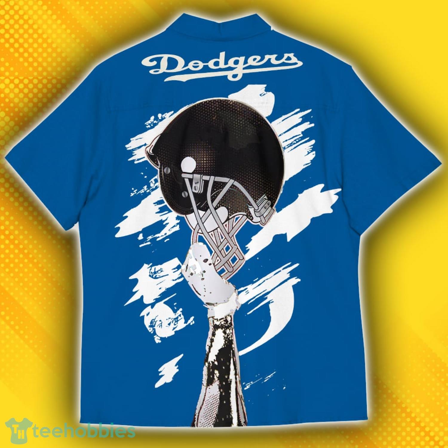 Los Angeles Dodgers Sports American Hawaiian Football Hawaiian Shirt Custom Name For Fans Product Photo 3