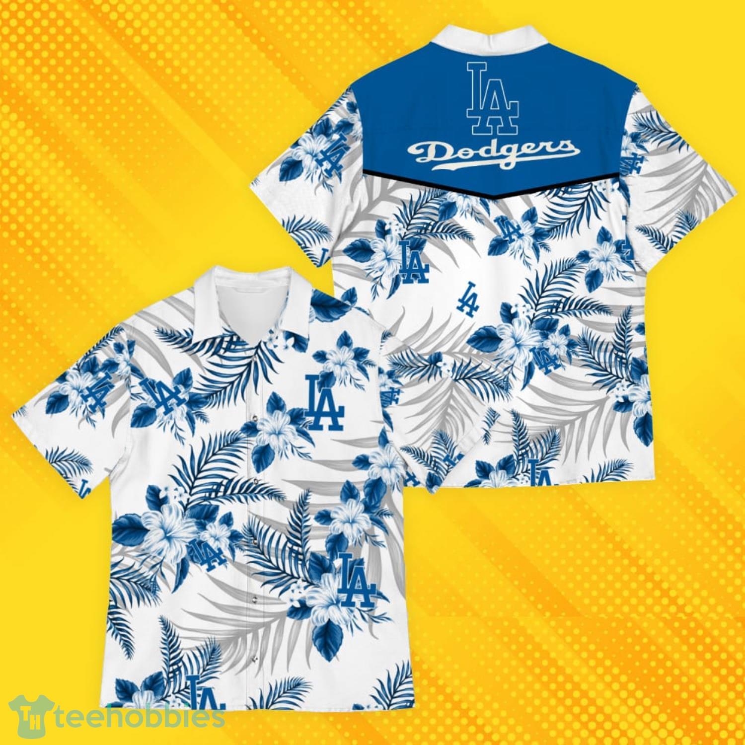Los Angeles Dodgers Sports American Hawaiian Tropical Patterns Hawaiian Shirt Product Photo 1