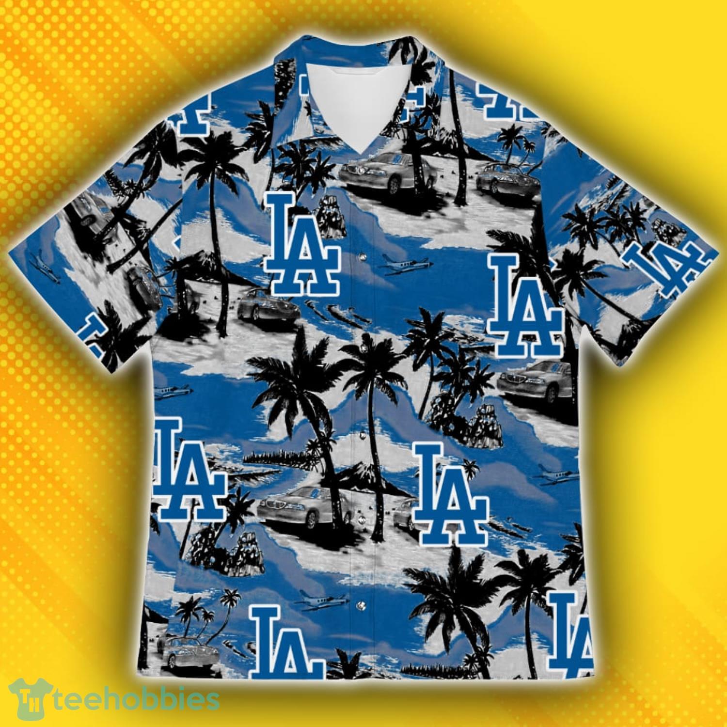 Los Angeles Dodgers Sports American Tropical Patterns Hawaiian Shirt Product Photo 2