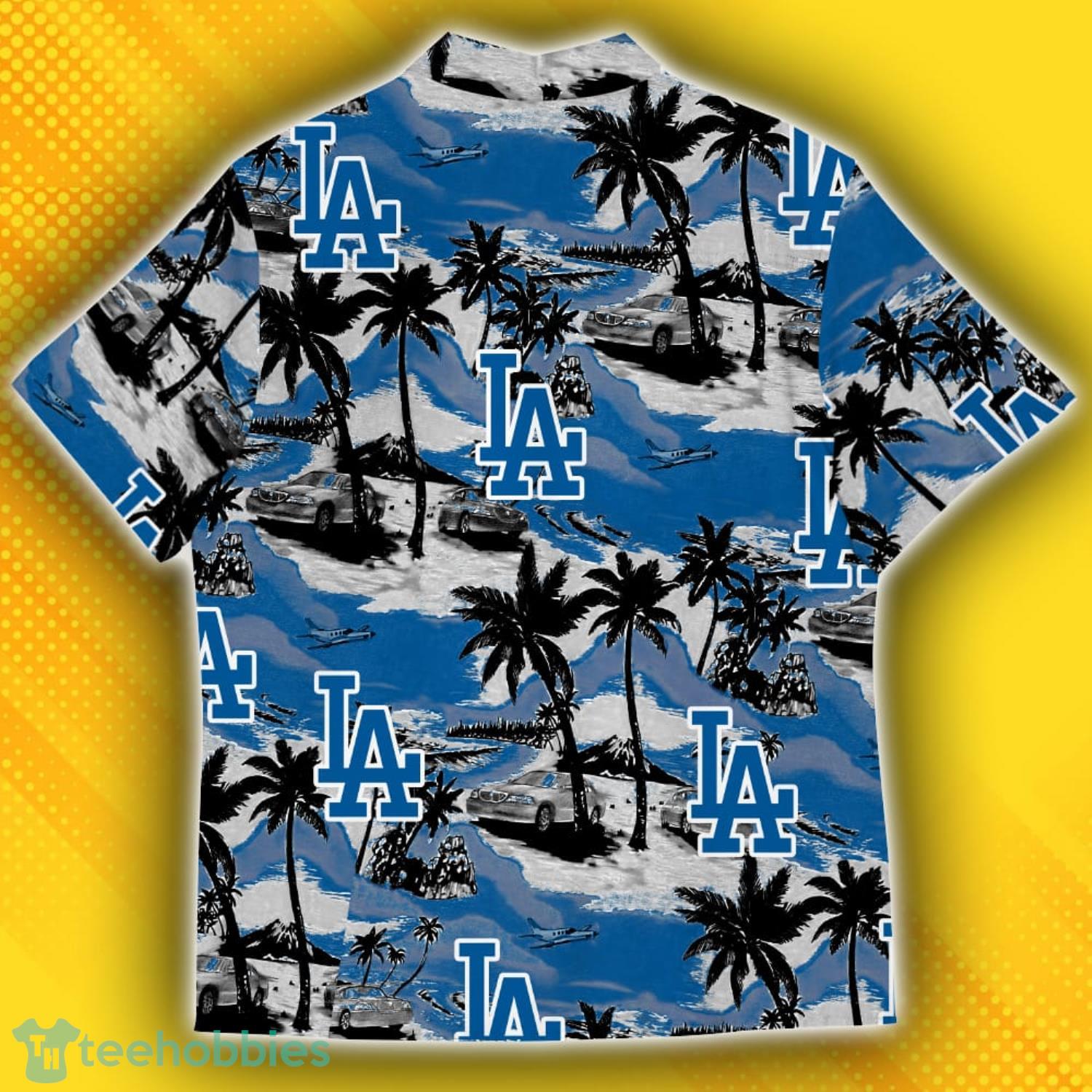 Los Angeles Dodgers Sports American Tropical Patterns Hawaiian Shirt Product Photo 3