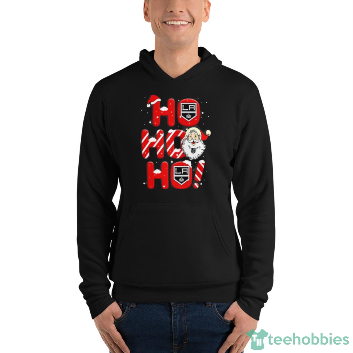 Los Angeles Kings NHL Hockey Ho Ho Ho Santa Claus Merry Christmas Shirt - Unisex Fleece Pullover Hoodie Los Angeles Kings NHL Hockey Ho Ho Ho Santa Claus Merry Christmas Shirt - Unisex Fleece Pullover Hoodie