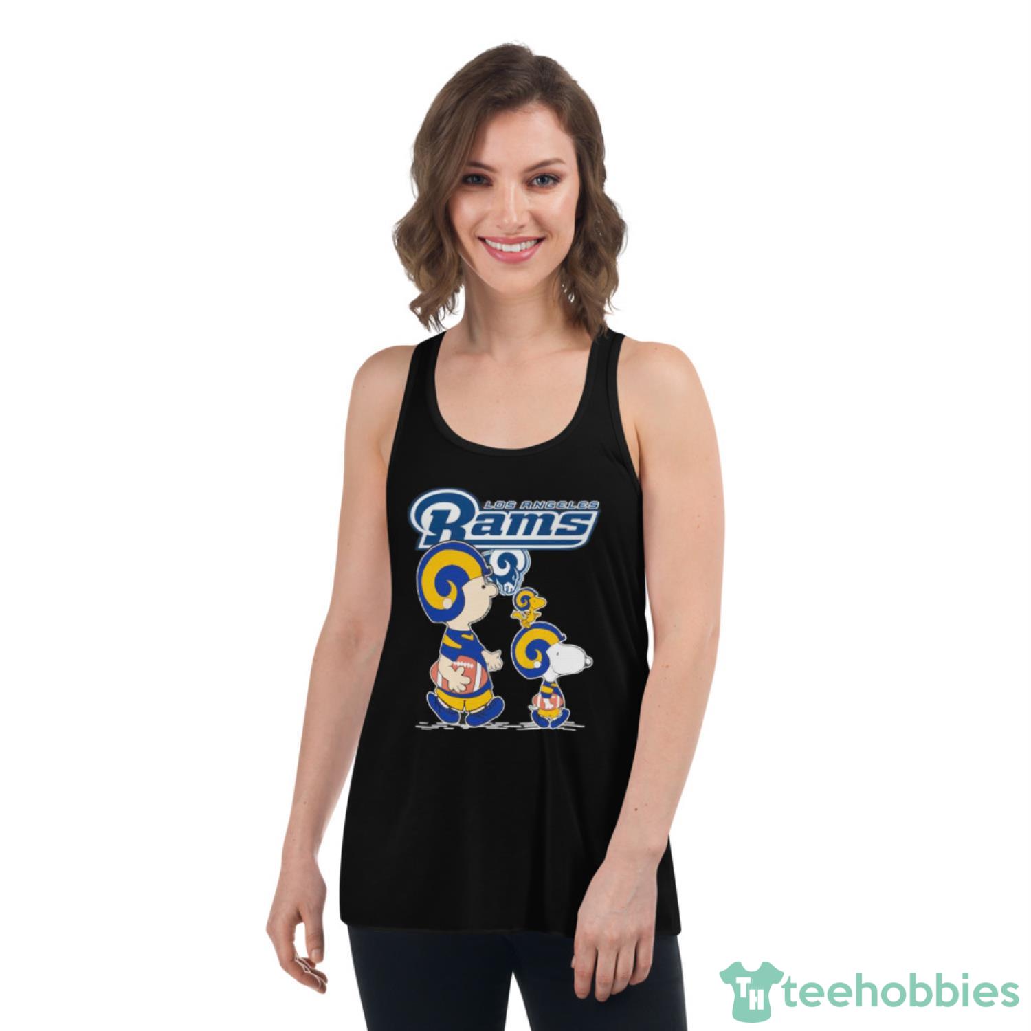 Los Angeles Rams Let's Play Football Together Snoopy Charlie Brown And  Woodstock Shirt