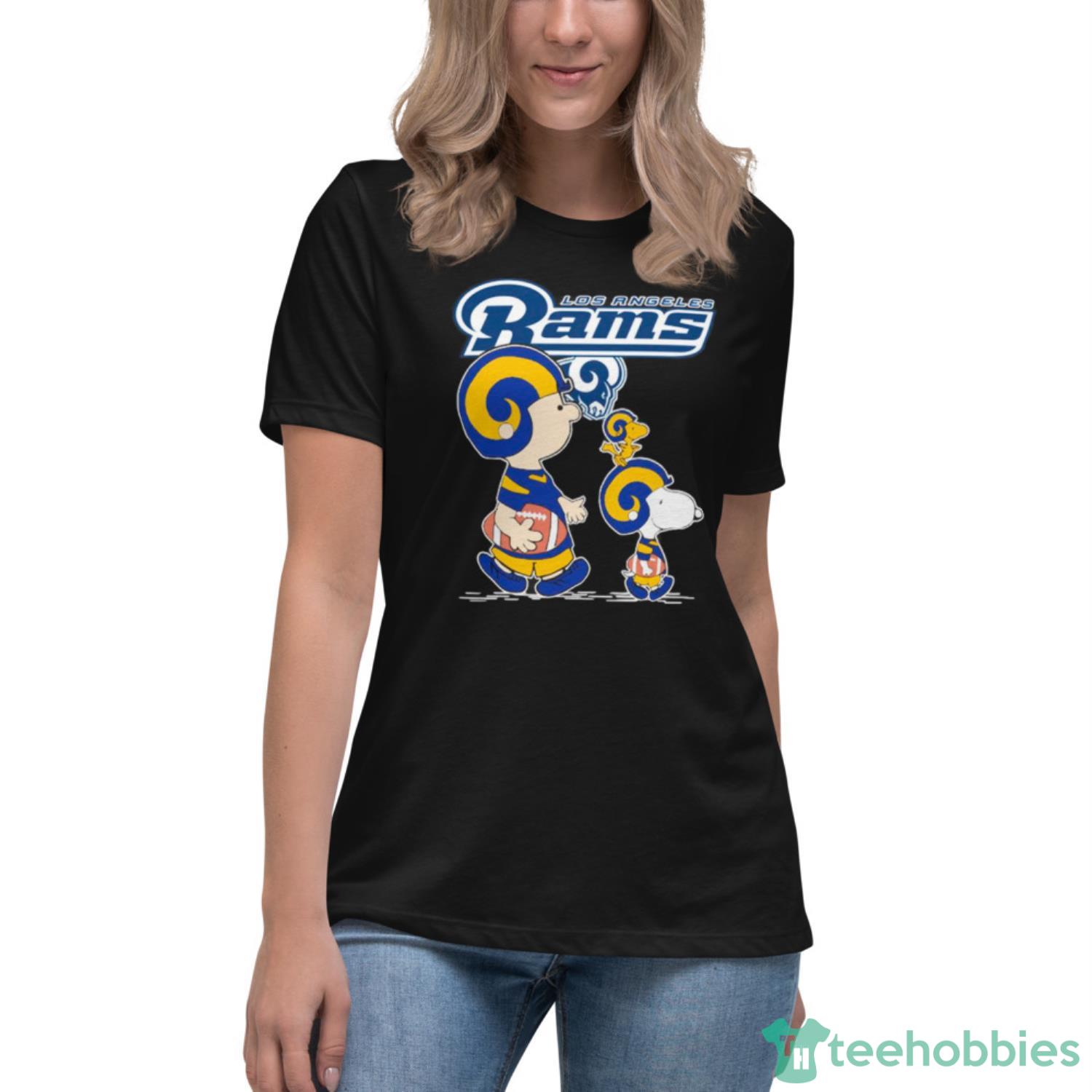 Los Angeles Rams Let's Play Football Together Snoopy Charlie Brown And  Woodstock Shirt