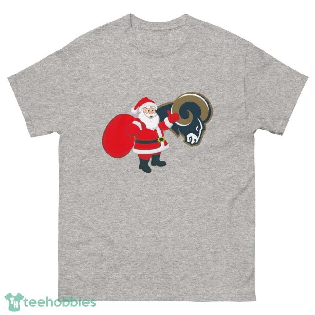 Los Angeles Rams NFL Santa Claus Christmas Shirt - 500 Men’s Classic Tee Gildan