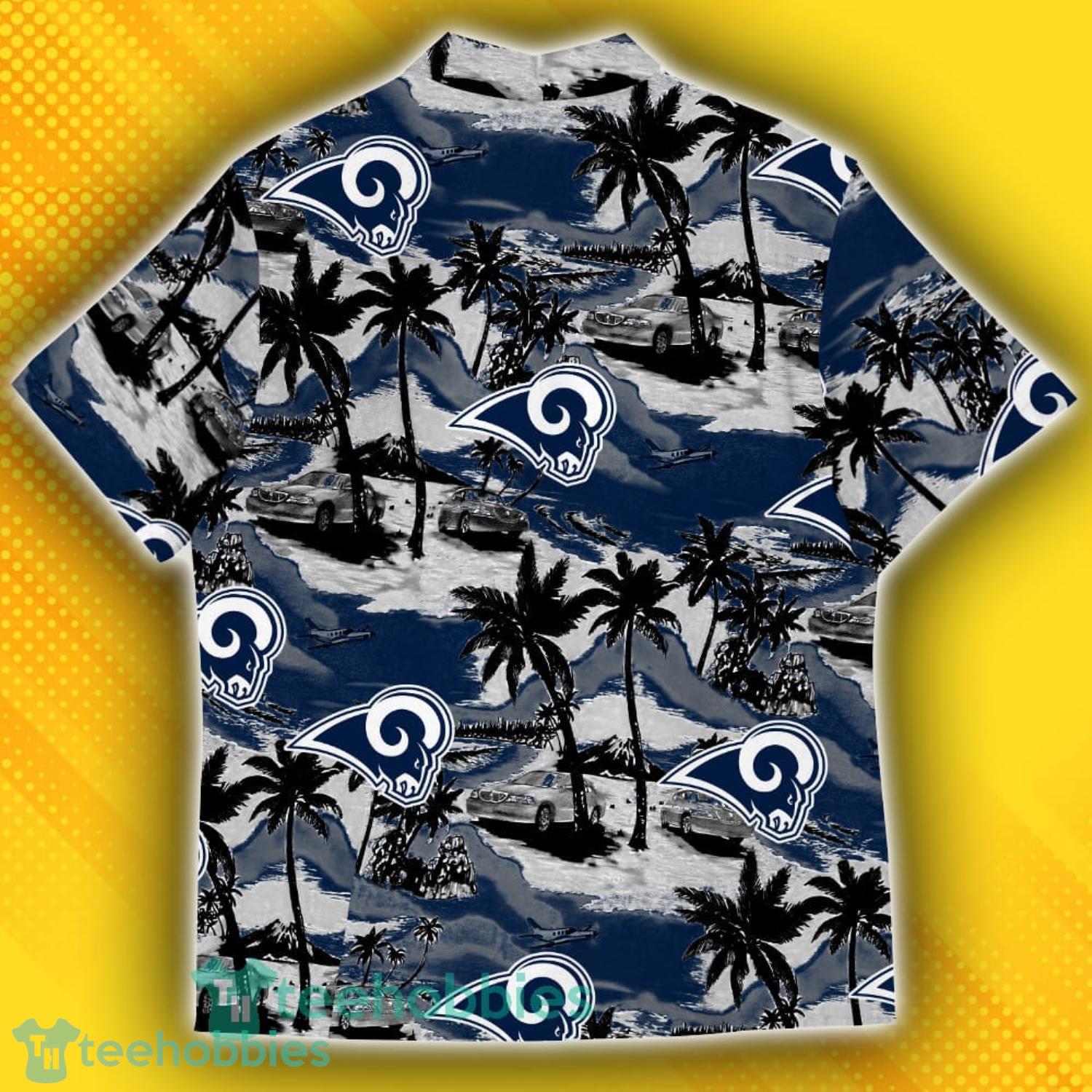 Los Angeles Rams Sports American Tropical Patterns Hawaiian Shirt Product Photo 3