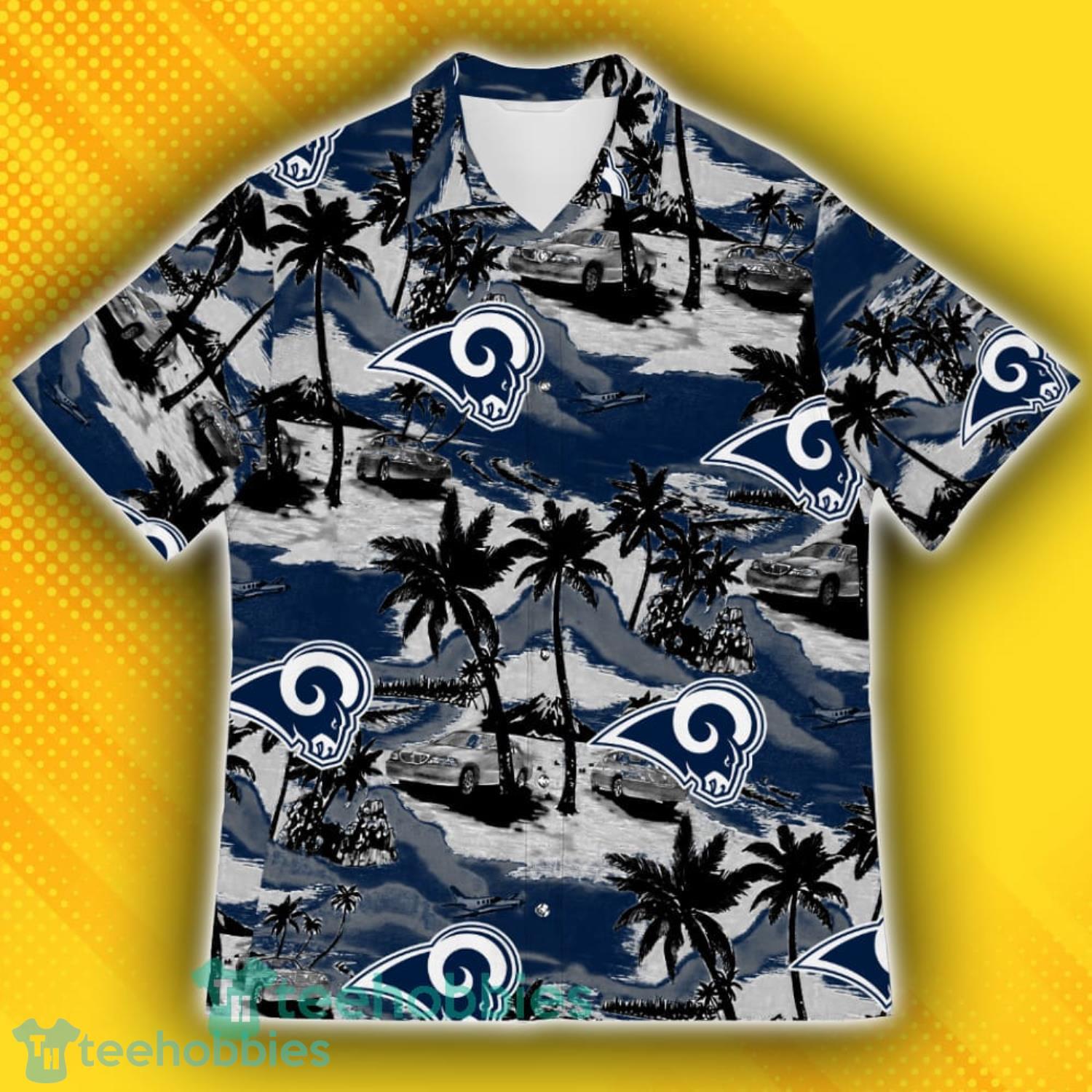 Los Angeles Rams Sports American Tropical Patterns Hawaiian Shirt Product Photo 5