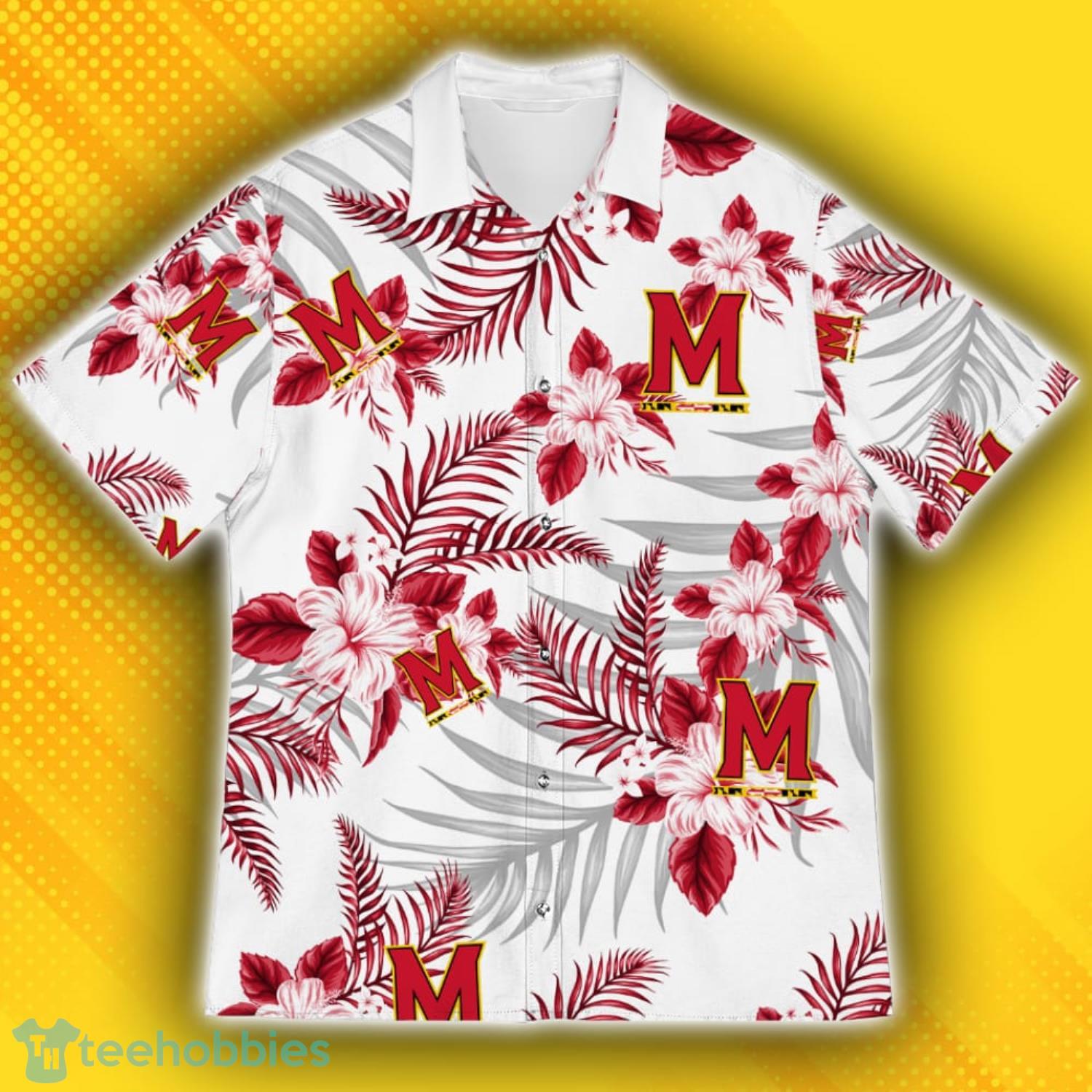Maryland Terrapins Sports American Hawaiian Tropical Patterns Hawaiian Shirt Product Photo 2