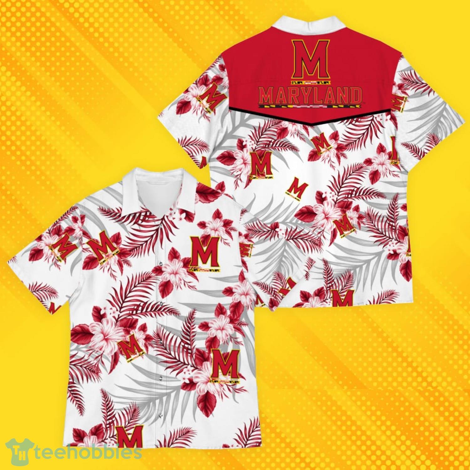 Maryland Terrapins Sports American Hawaiian Tropical Patterns Hawaiian Shirt Product Photo 4