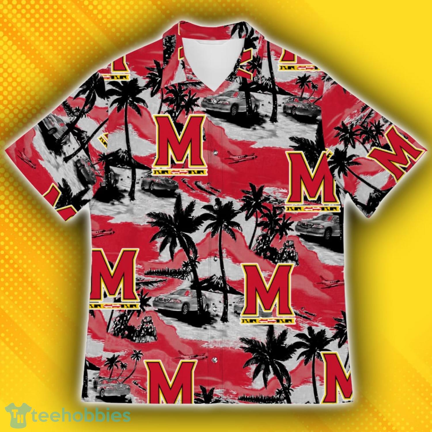 Maryland Terrapins Sports American Tropical Patterns Hawaiian Shirt Product Photo 2